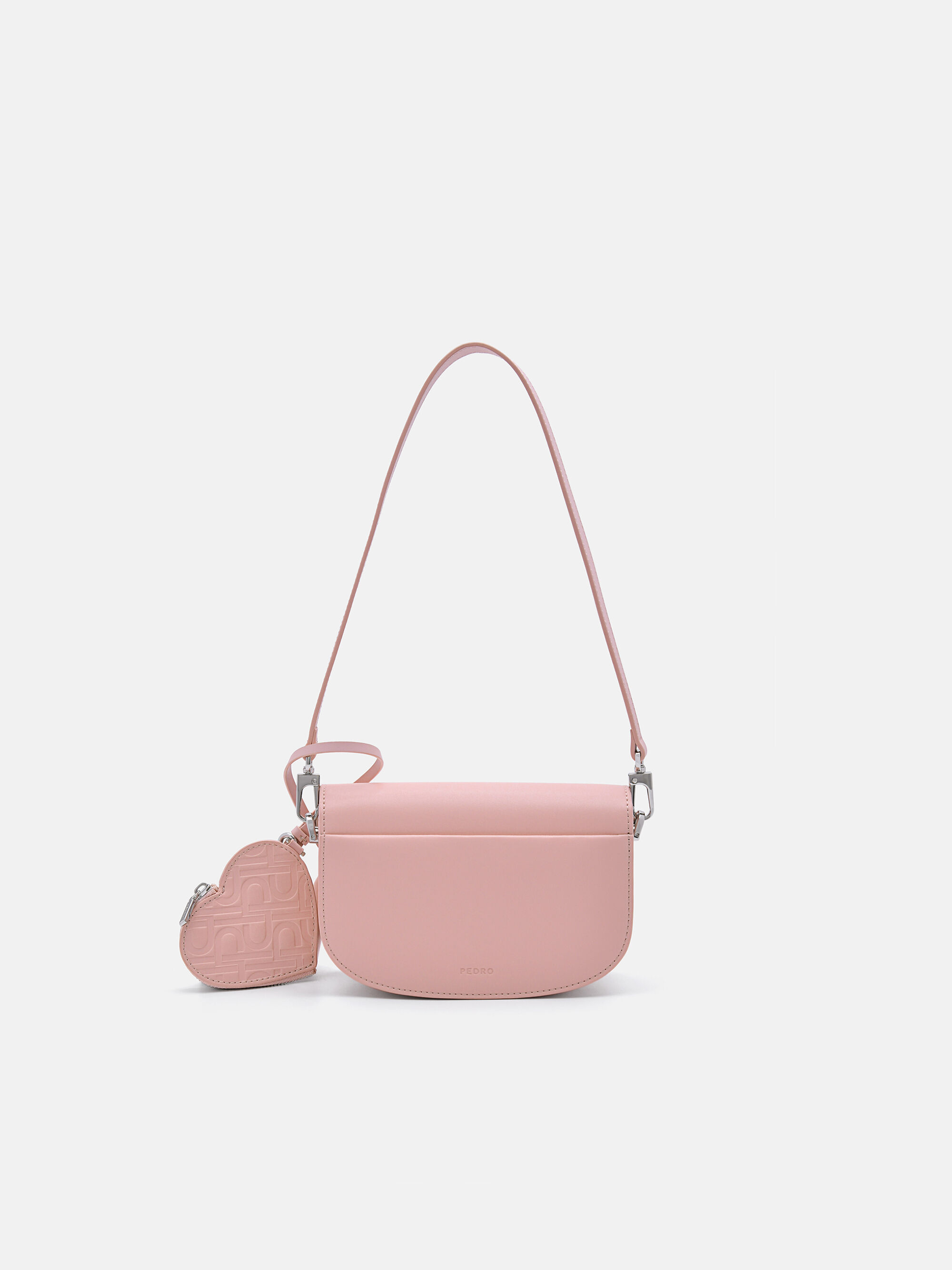 PEDRO Icon Leather Shoulder Bag, Pink