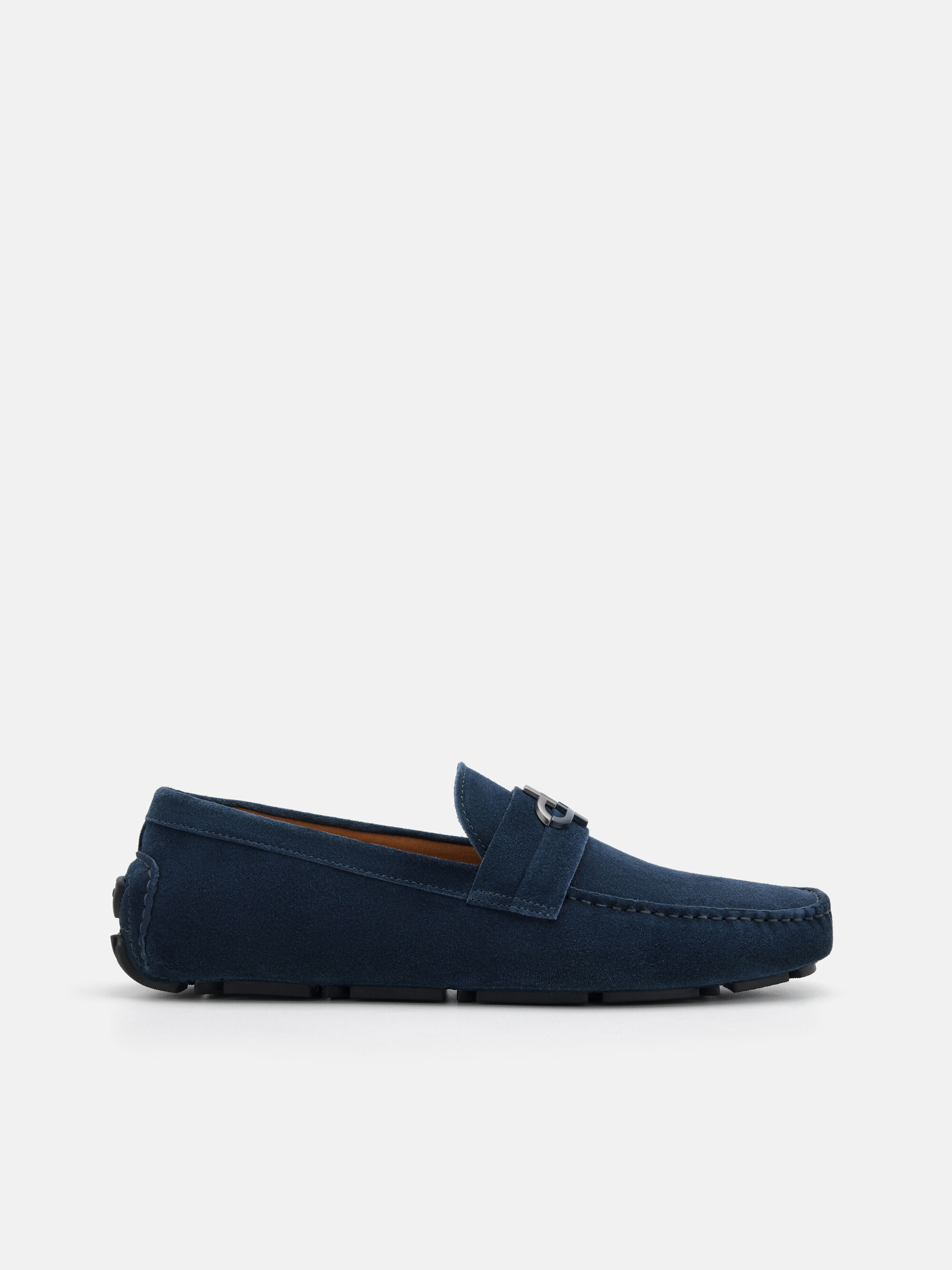 PEDRO Icon Leather Driving Shoes, Navy