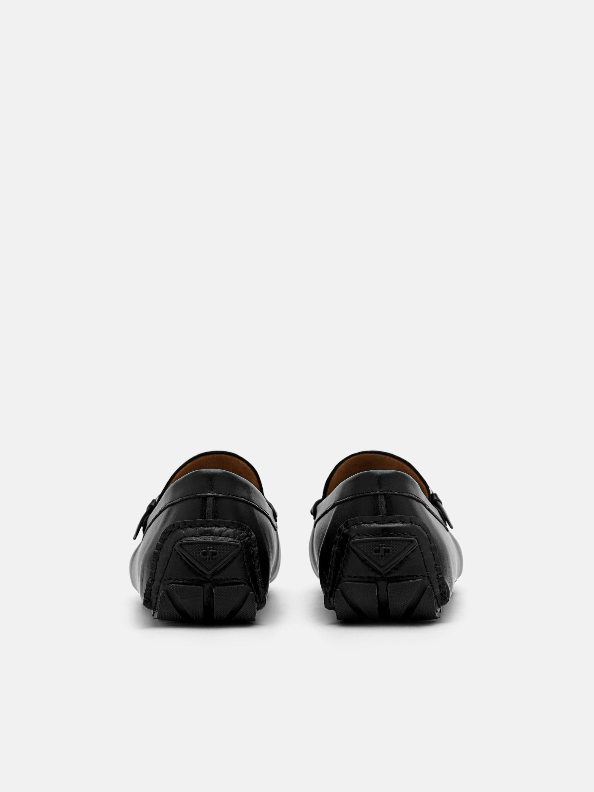 Gio Leather Driving Shoes, Black