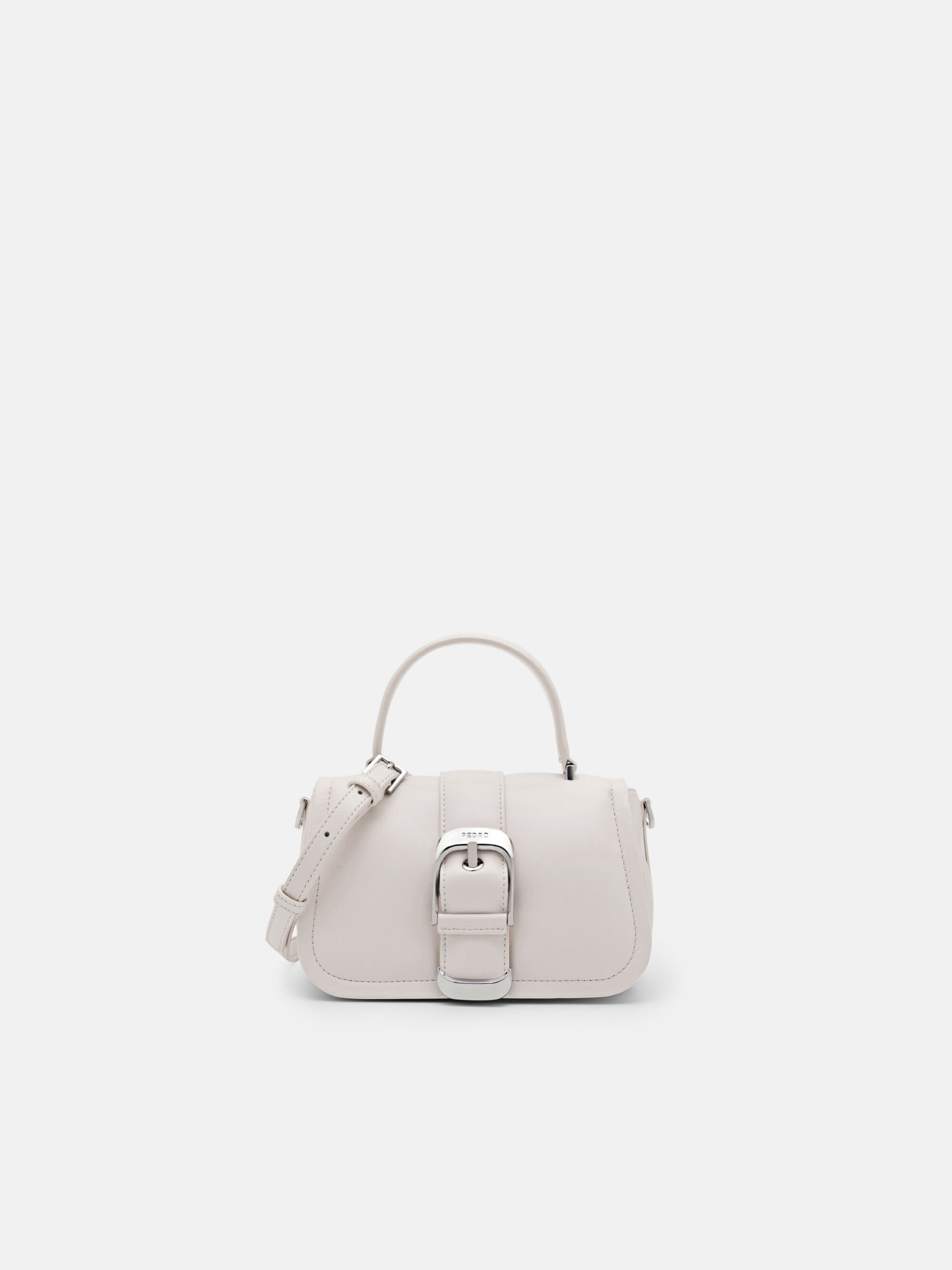 Helix Mini Shoulder Bag, Chalk