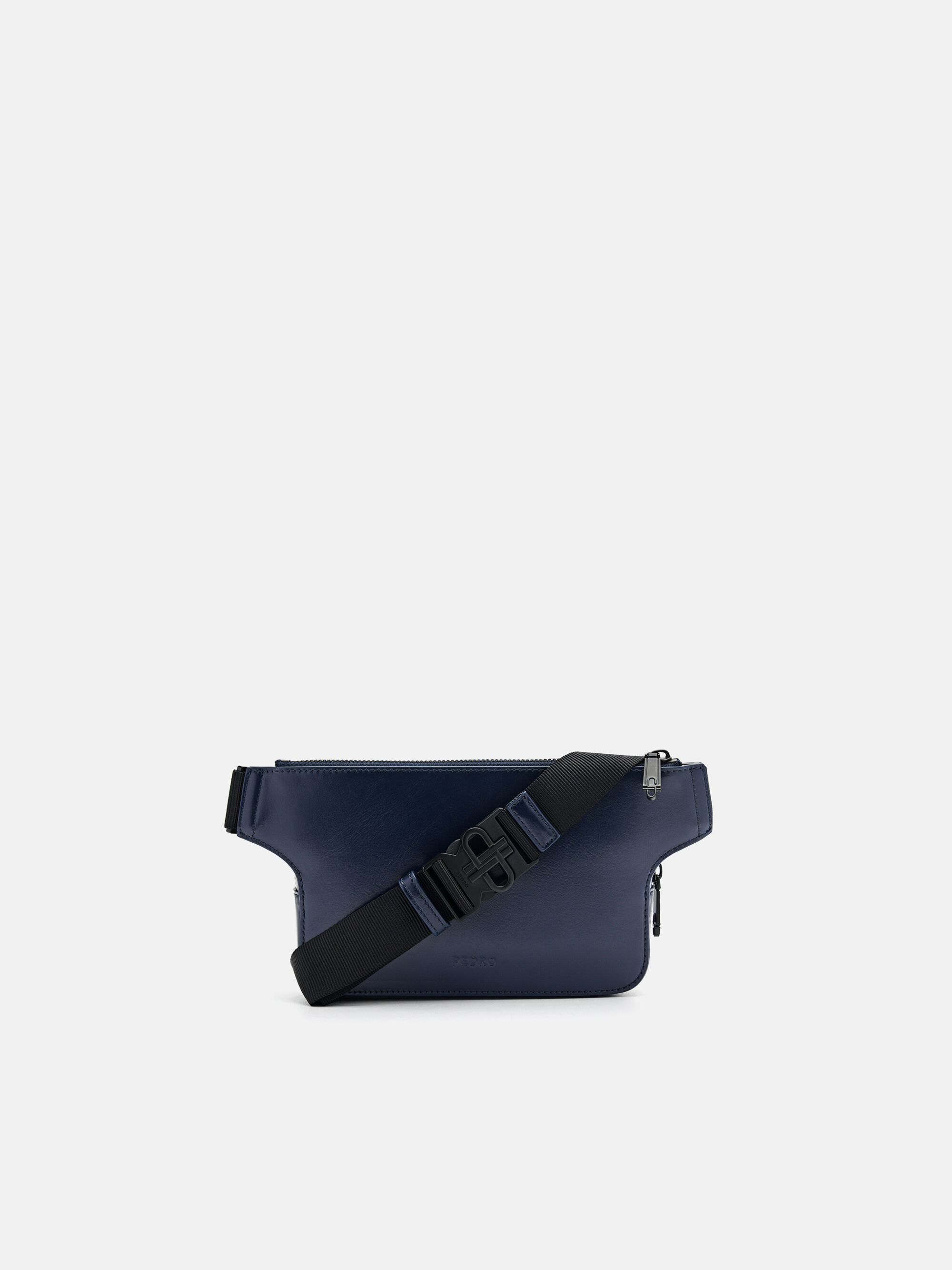 PEDRO Icon Leather Sling Pouch, Navy