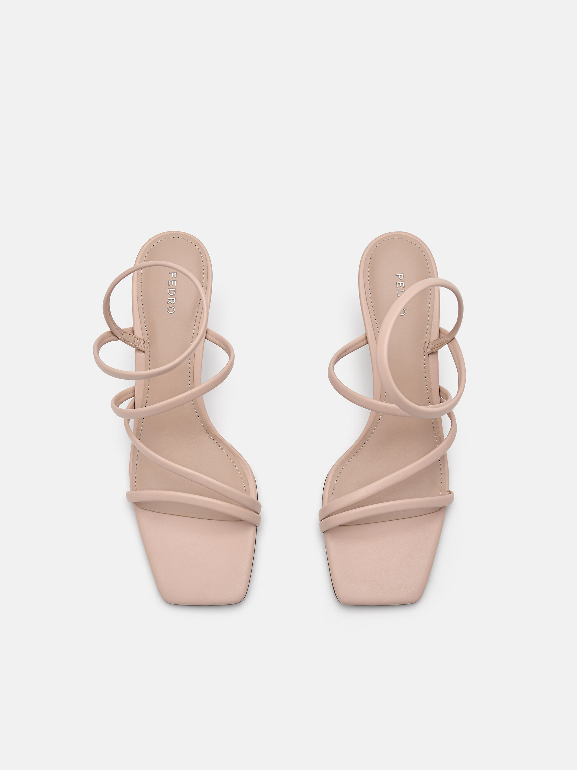 Pallas Heel Sandals, Nude