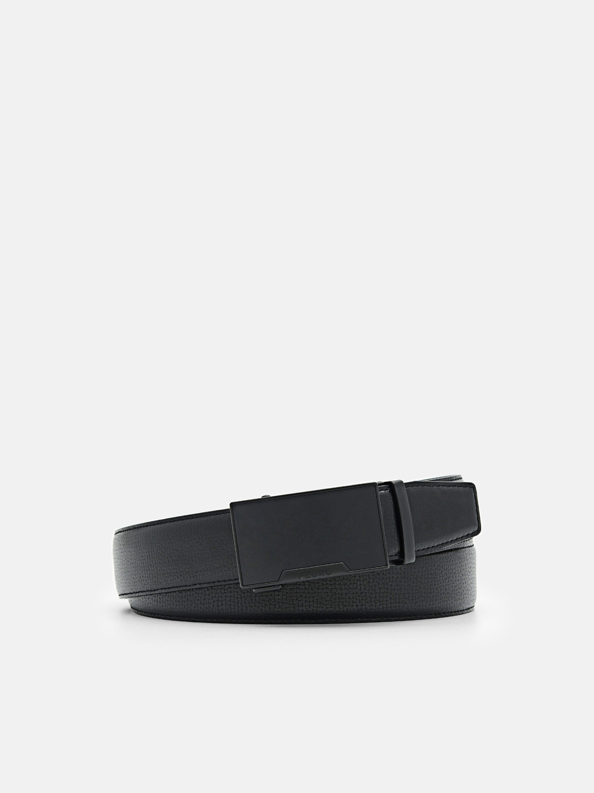 Leather Automatic Belt, Black