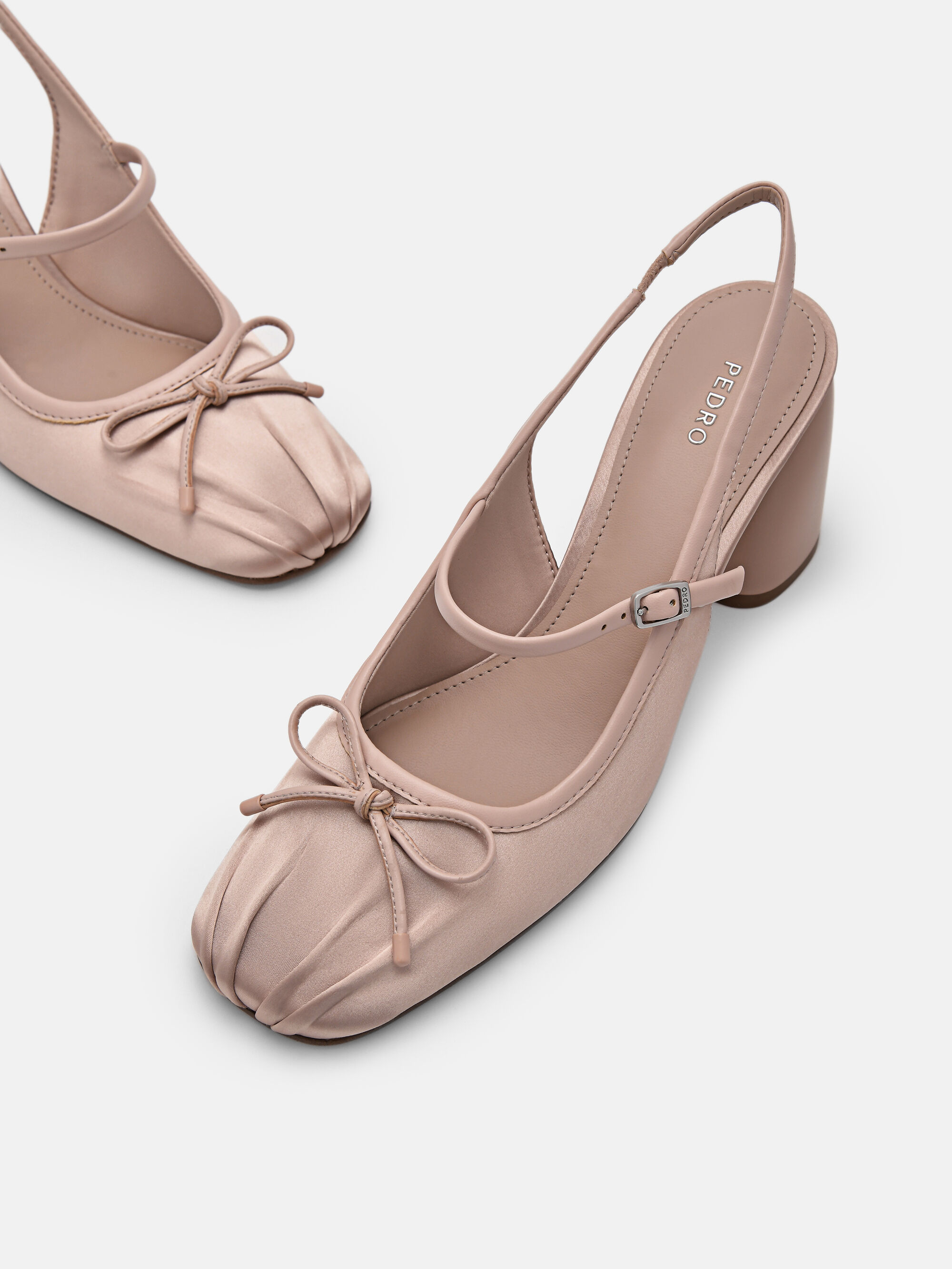 Linea Slingback Pumps, Nude