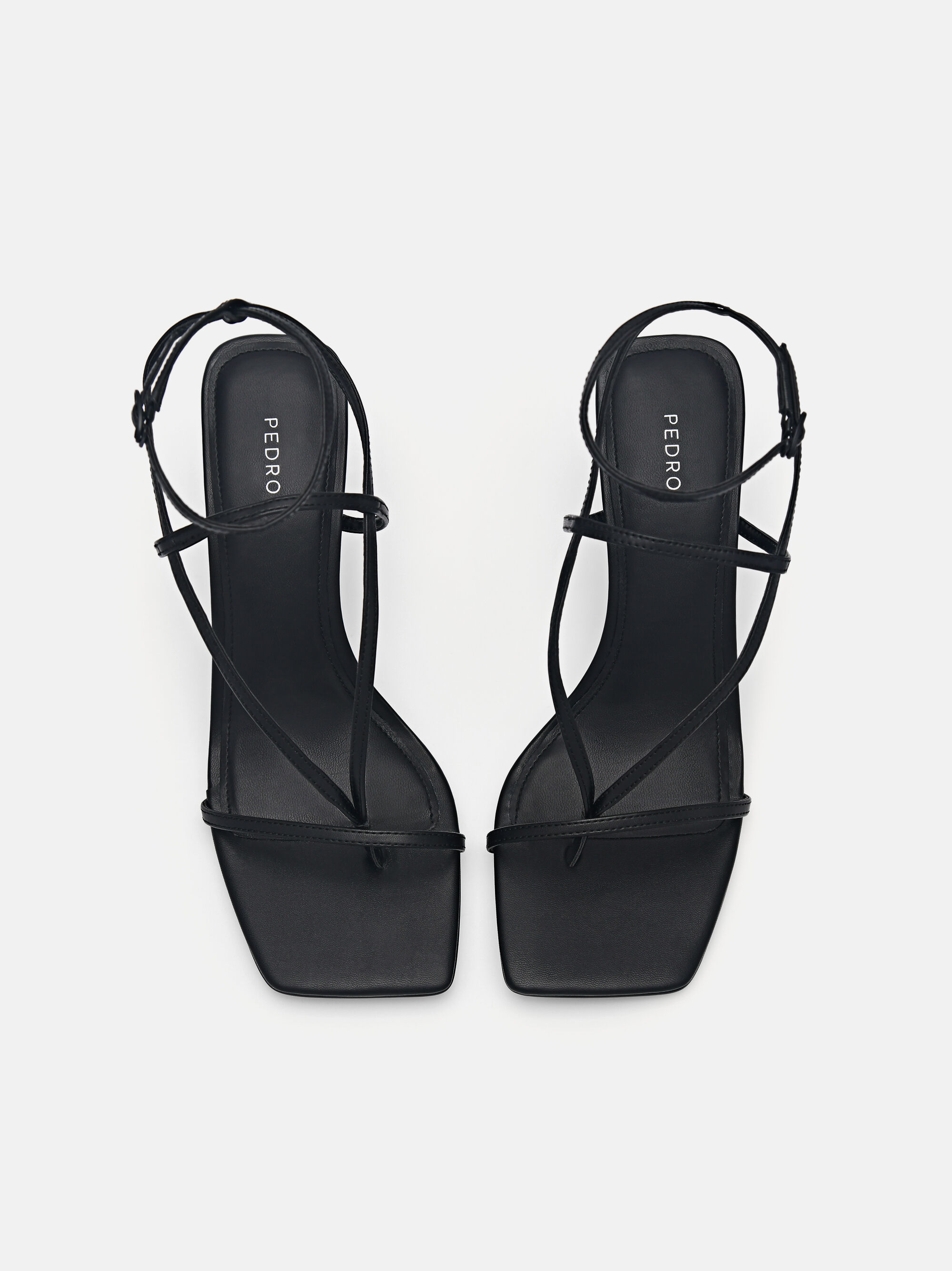 Jatte Heel Sandals, Black