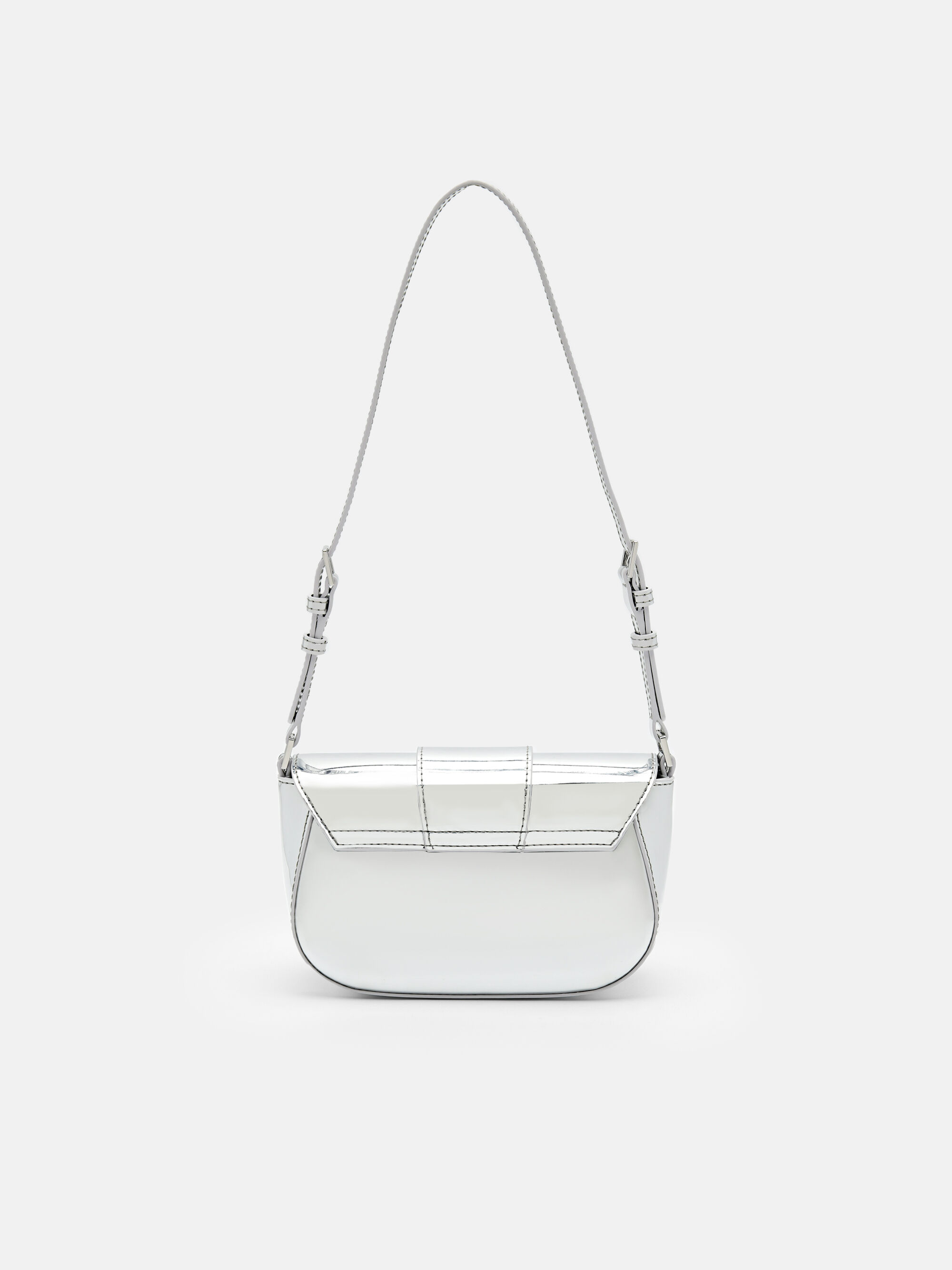 Dione Mini Shoulder Bag, Silver