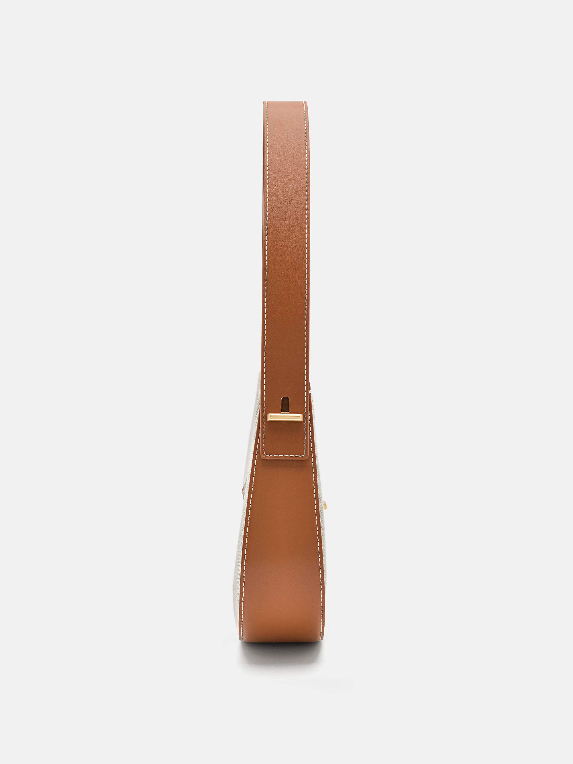 PEDRO Icon Leather Hobo Bag, Cognac2