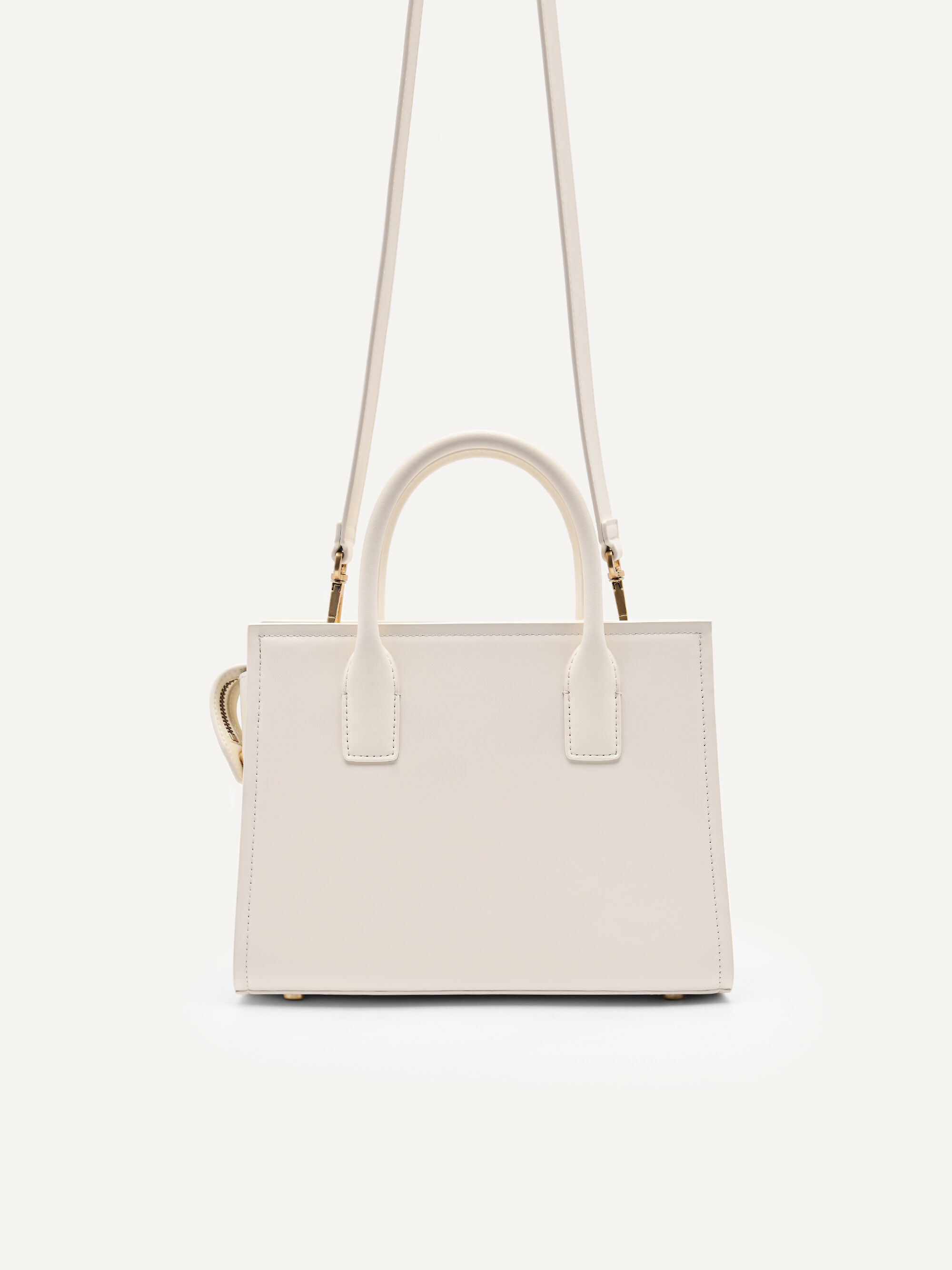 PEDRO Studio Bella Leather Handbag in Pixel - Chalk