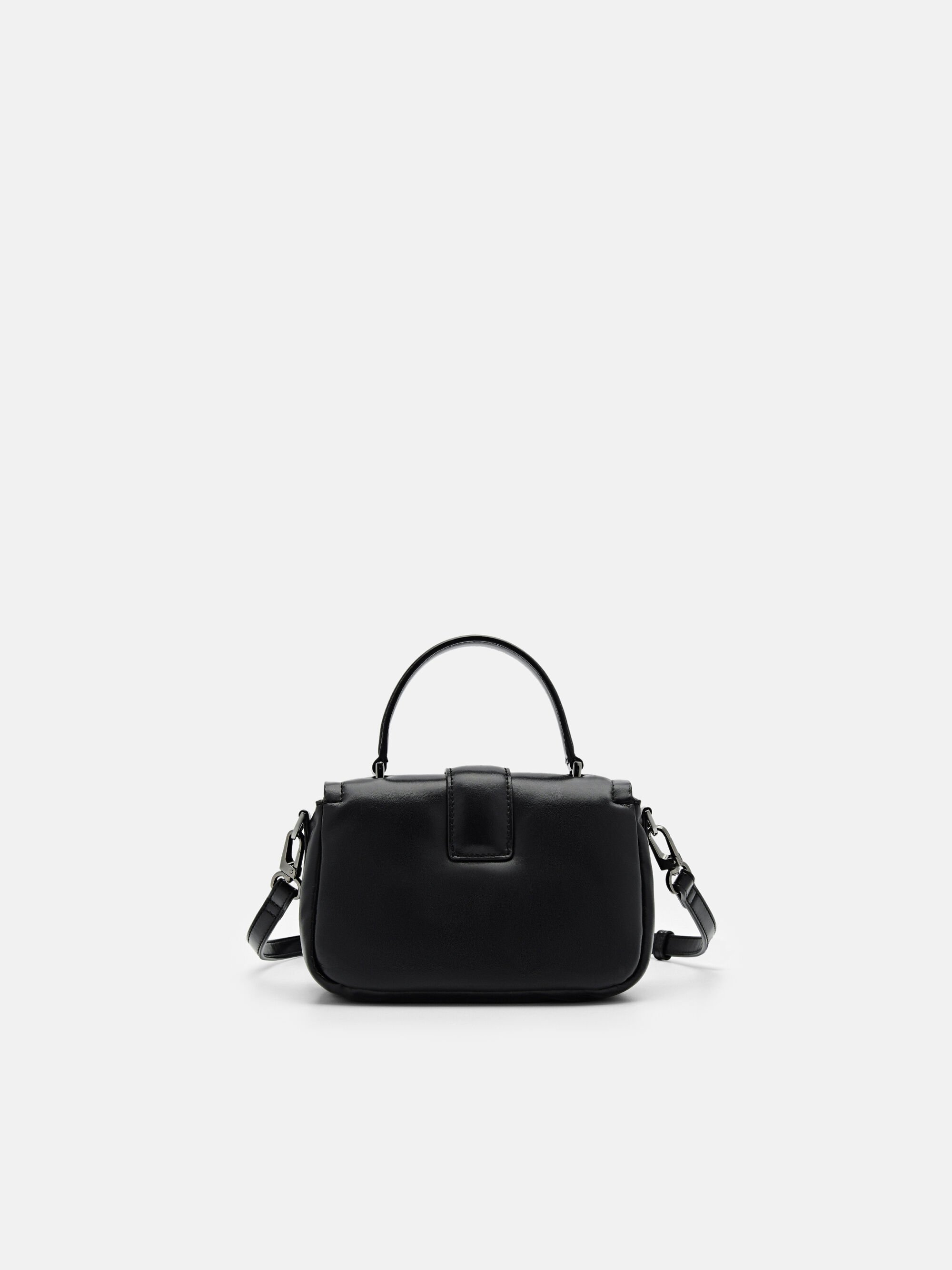 Helix Mini Shoulder Bag, Black