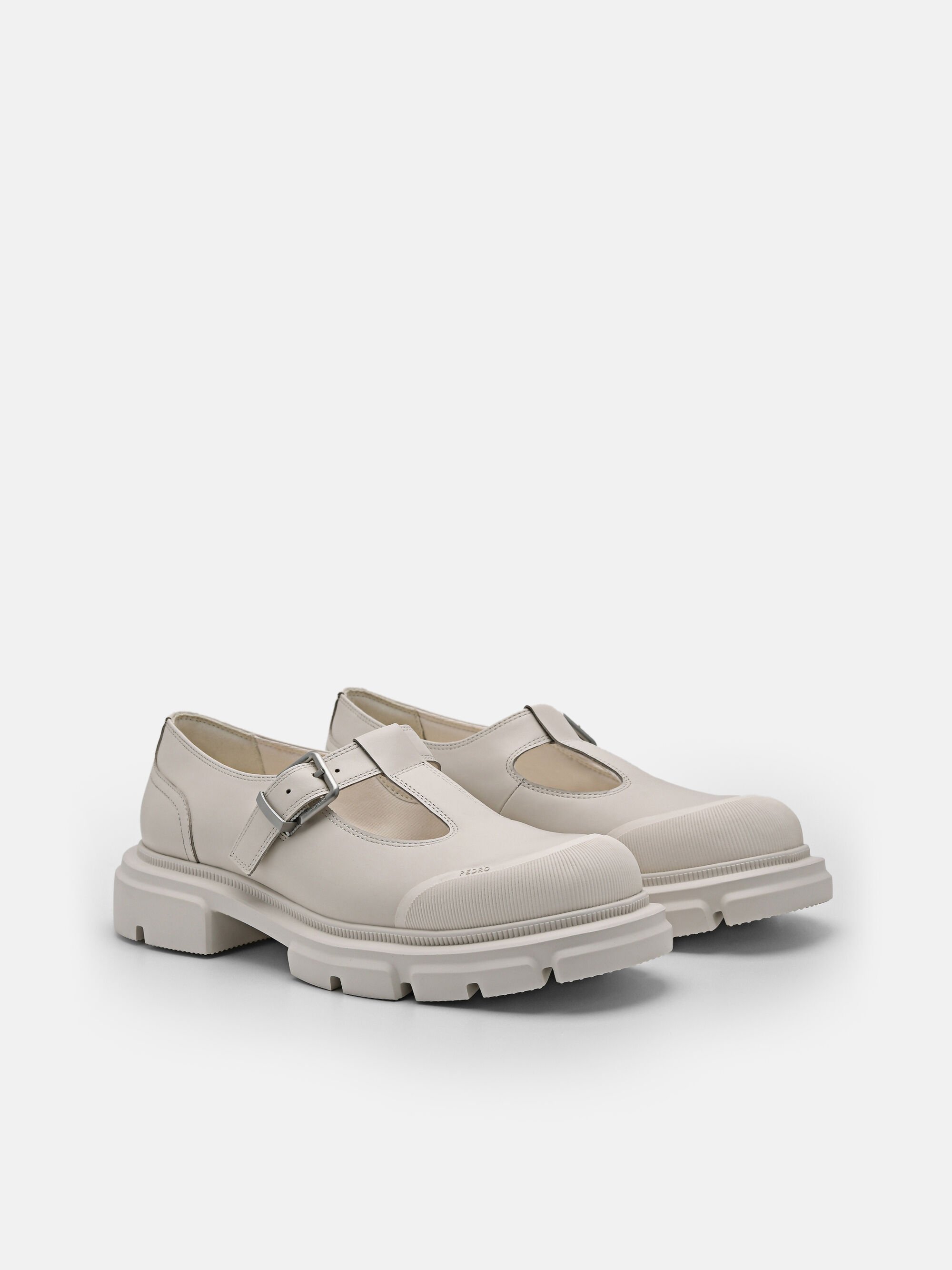 Ellis Leather Loafers, Chalk