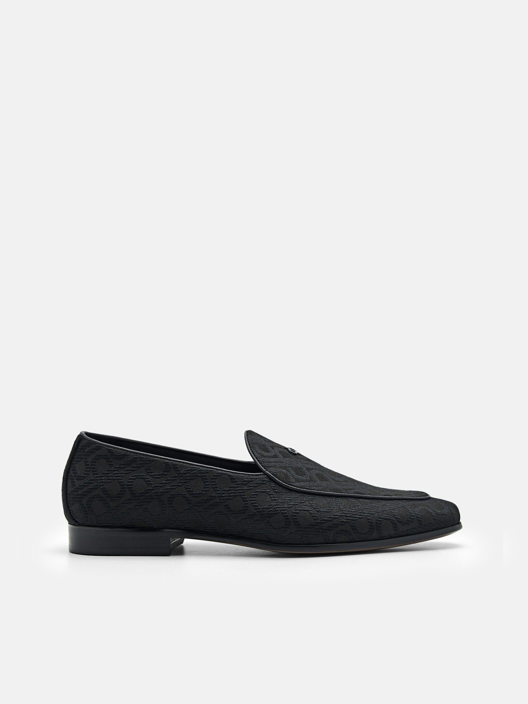 PEDRO Icon Fabric Loafers, Black