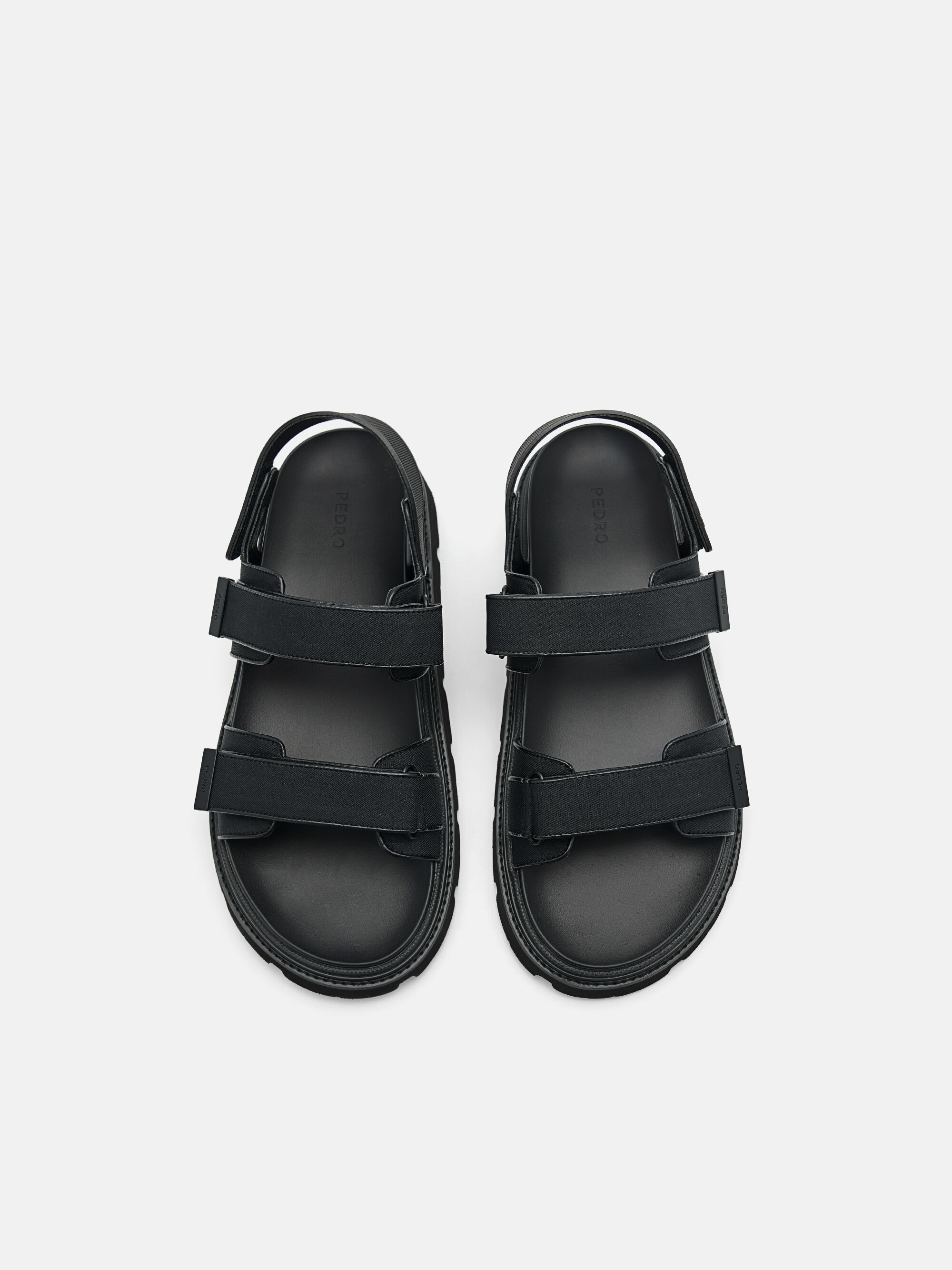 Bryson Backstrap Sandals, Black