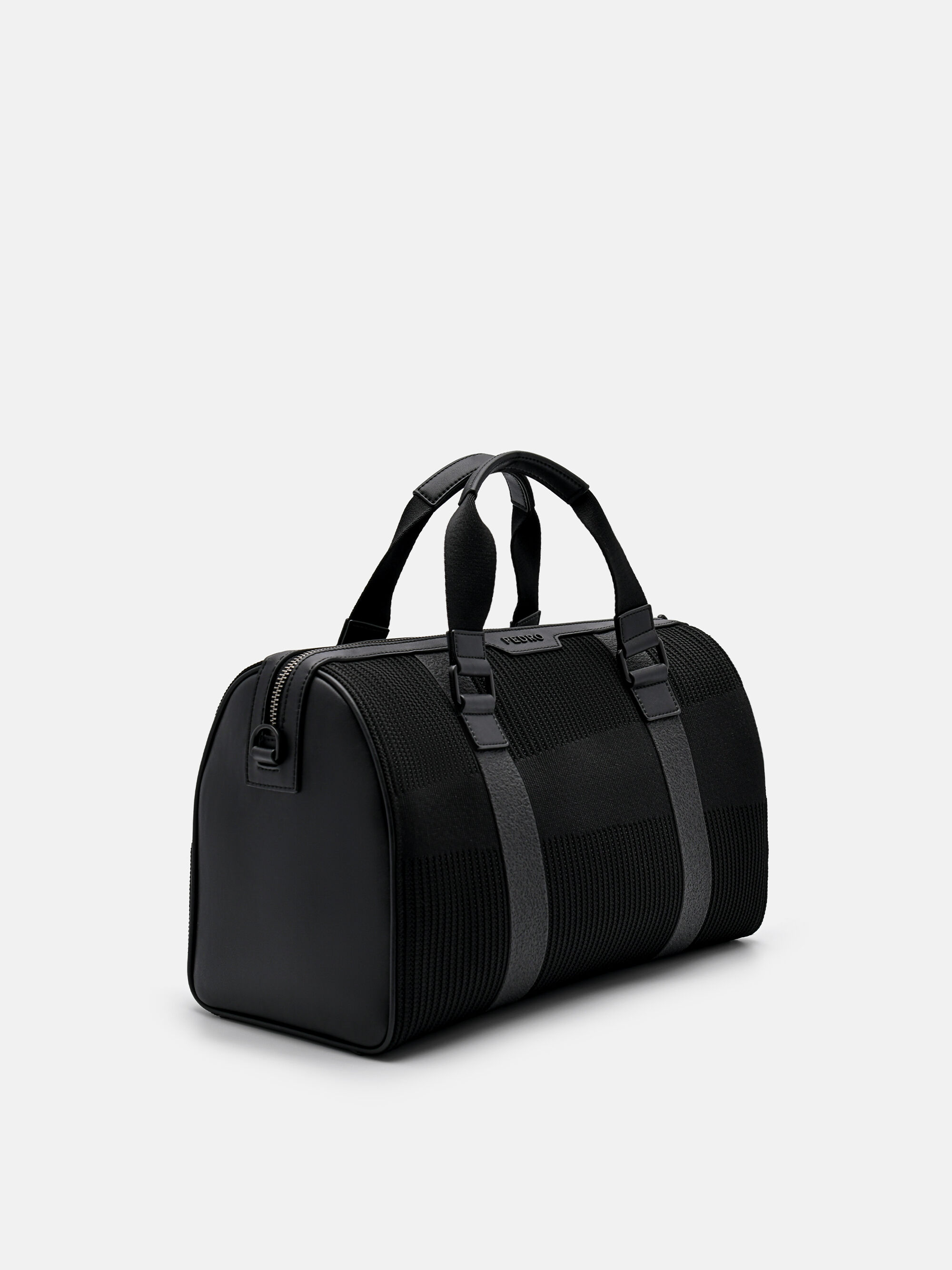 Tristan Fabric Duffel Bag, Black