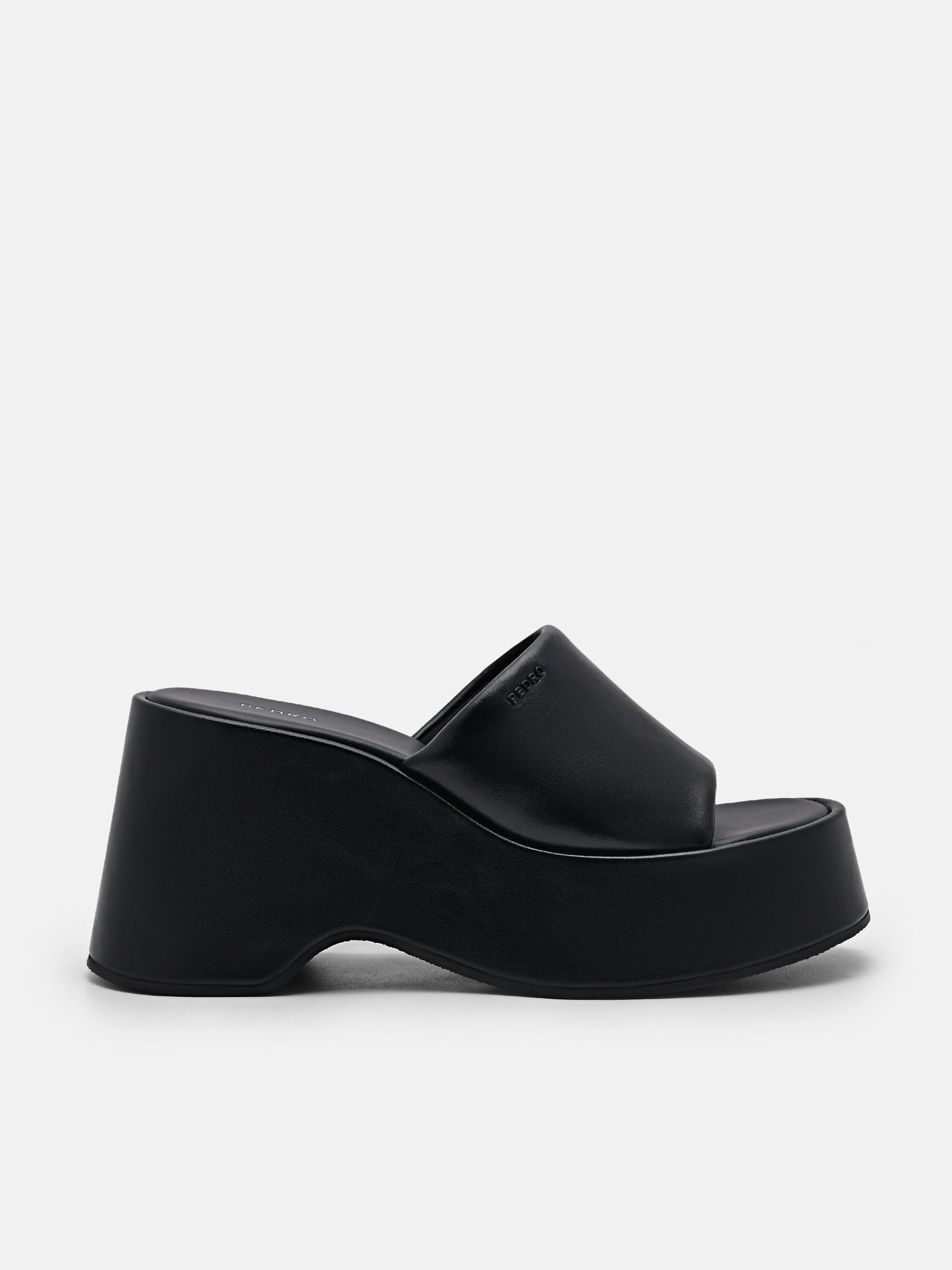 Seren Wedge Sandals, Black