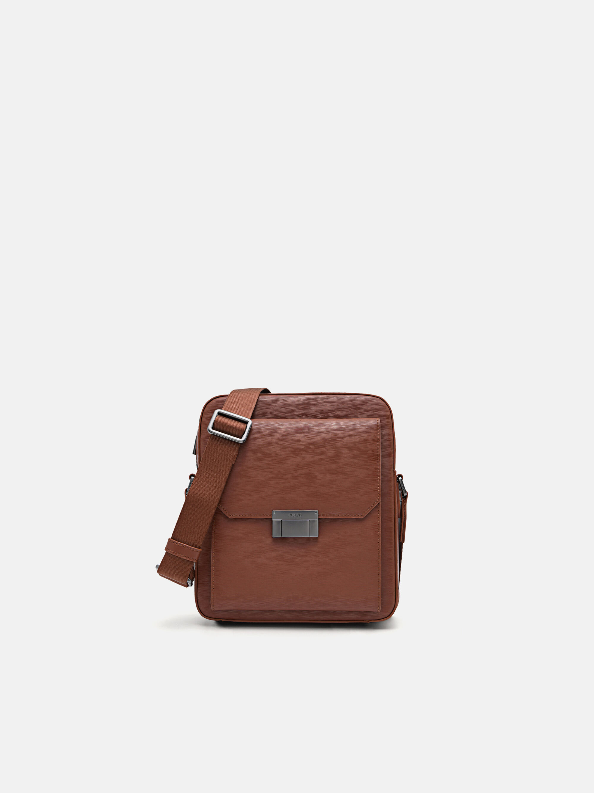 Henry Leather Sling Bag, Cognac