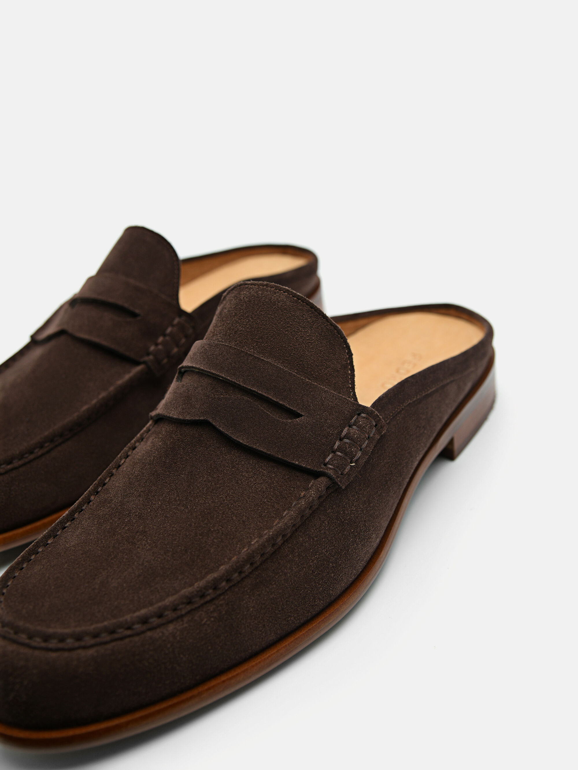 Blake Leather Slip-On Loafers, Dark Brown