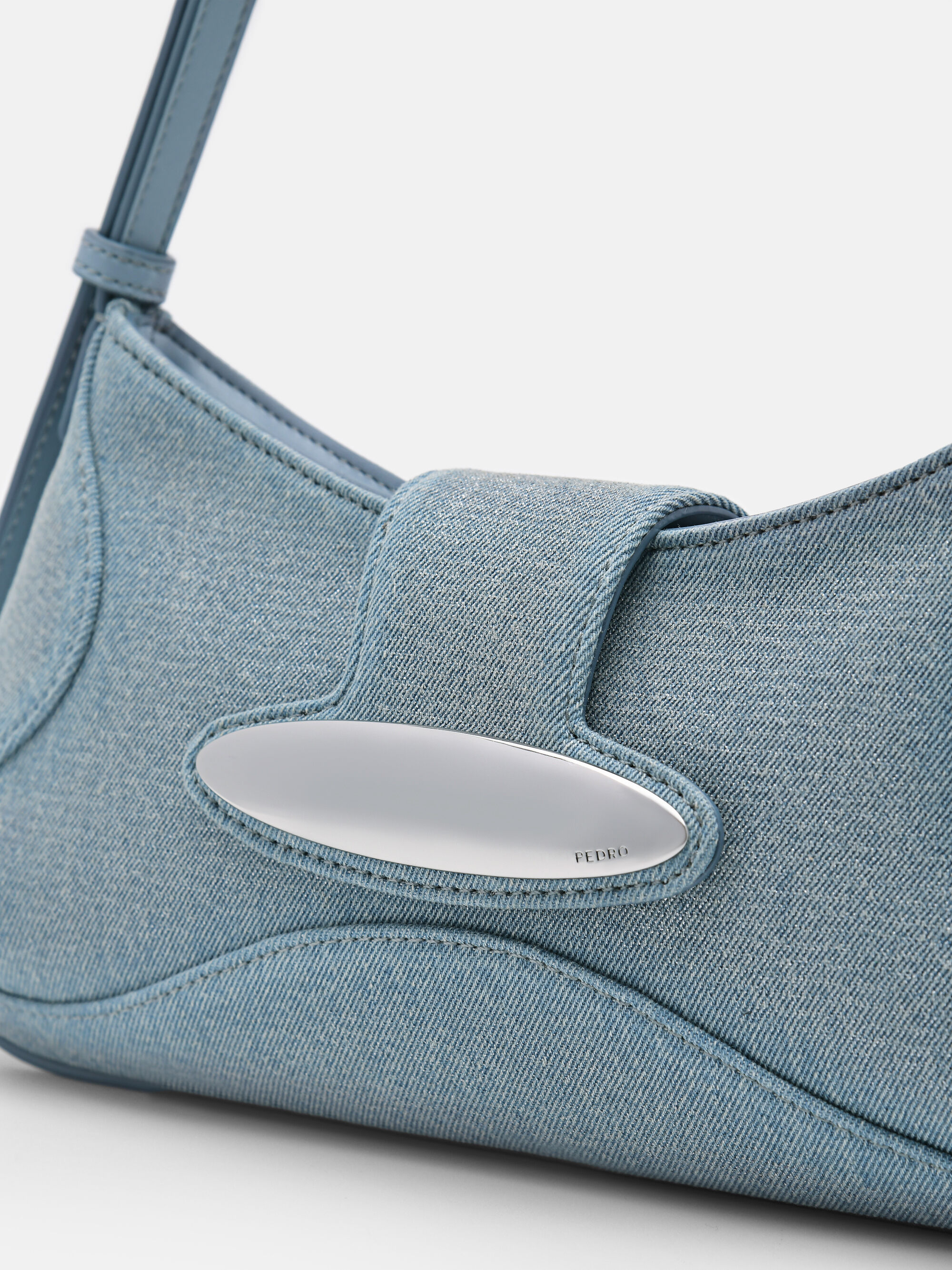 Dione Shoulder Bag, Slate Blue