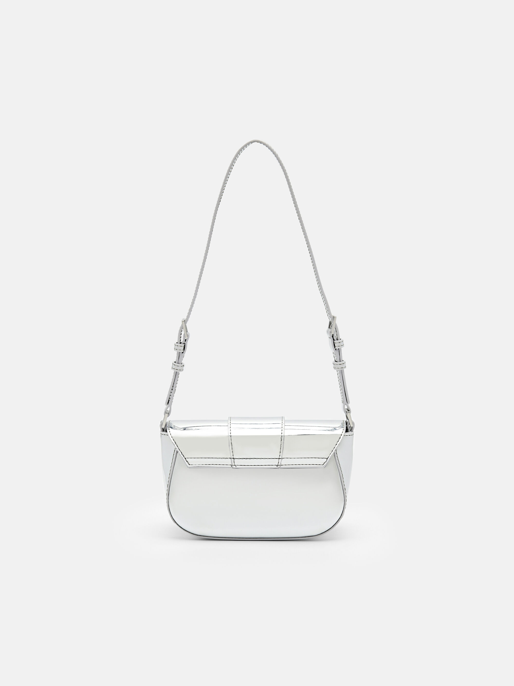 Dione Mini Shoulder Bag, Silver