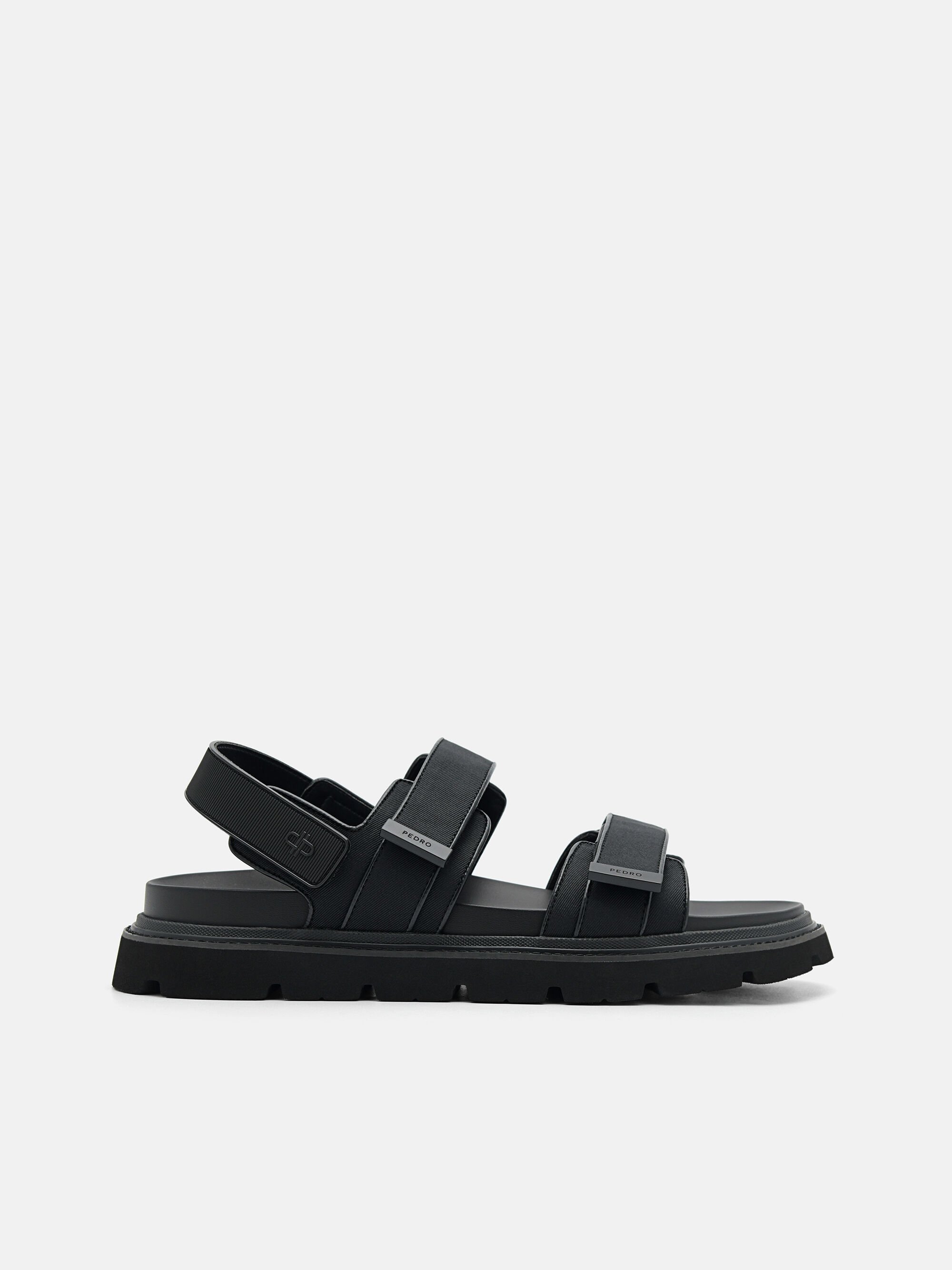 Bryson Backstrap Sandals, Black