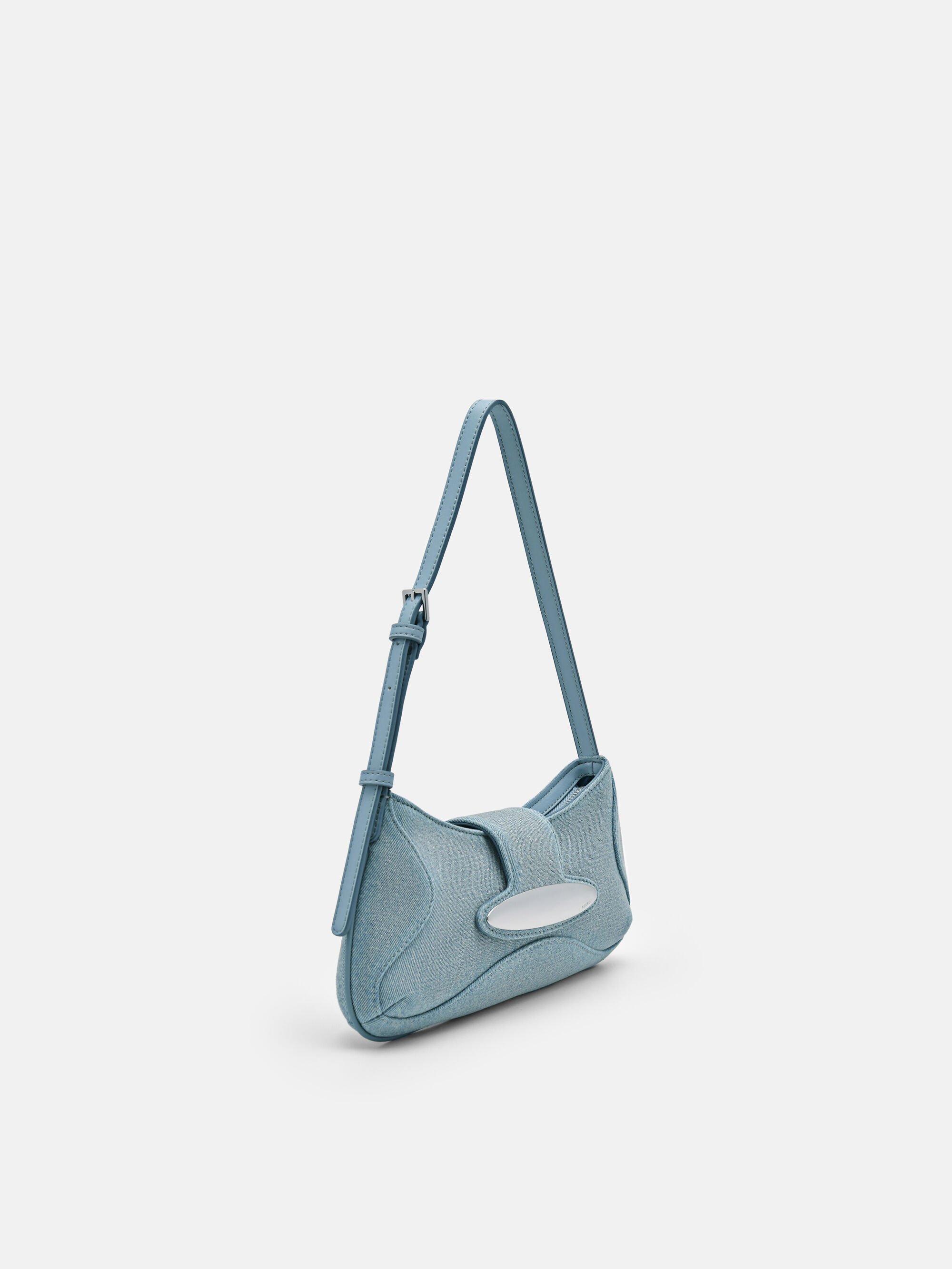 Dione Shoulder Bag, Slate Blue