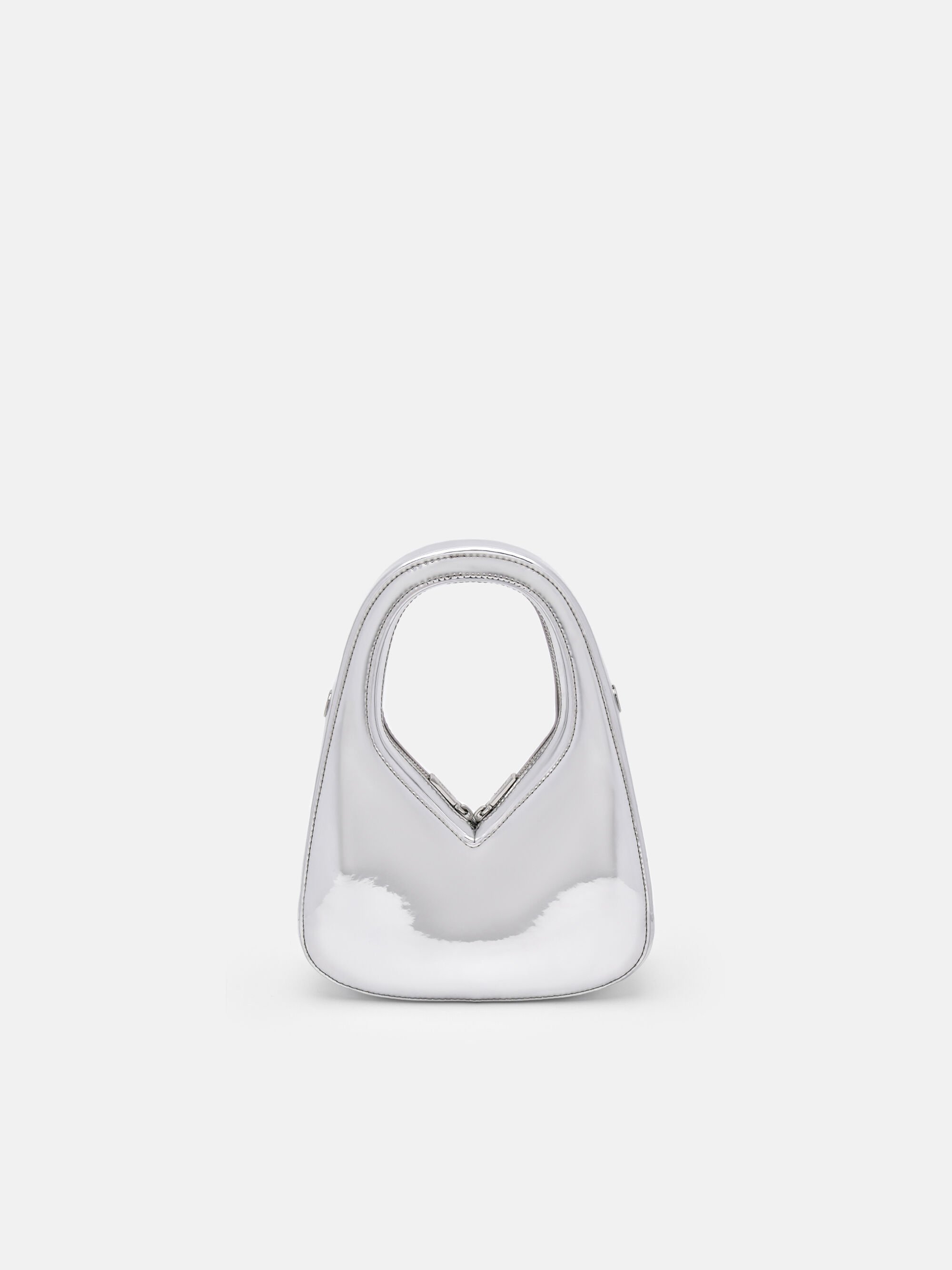 Alta Hobo Bag, Silver