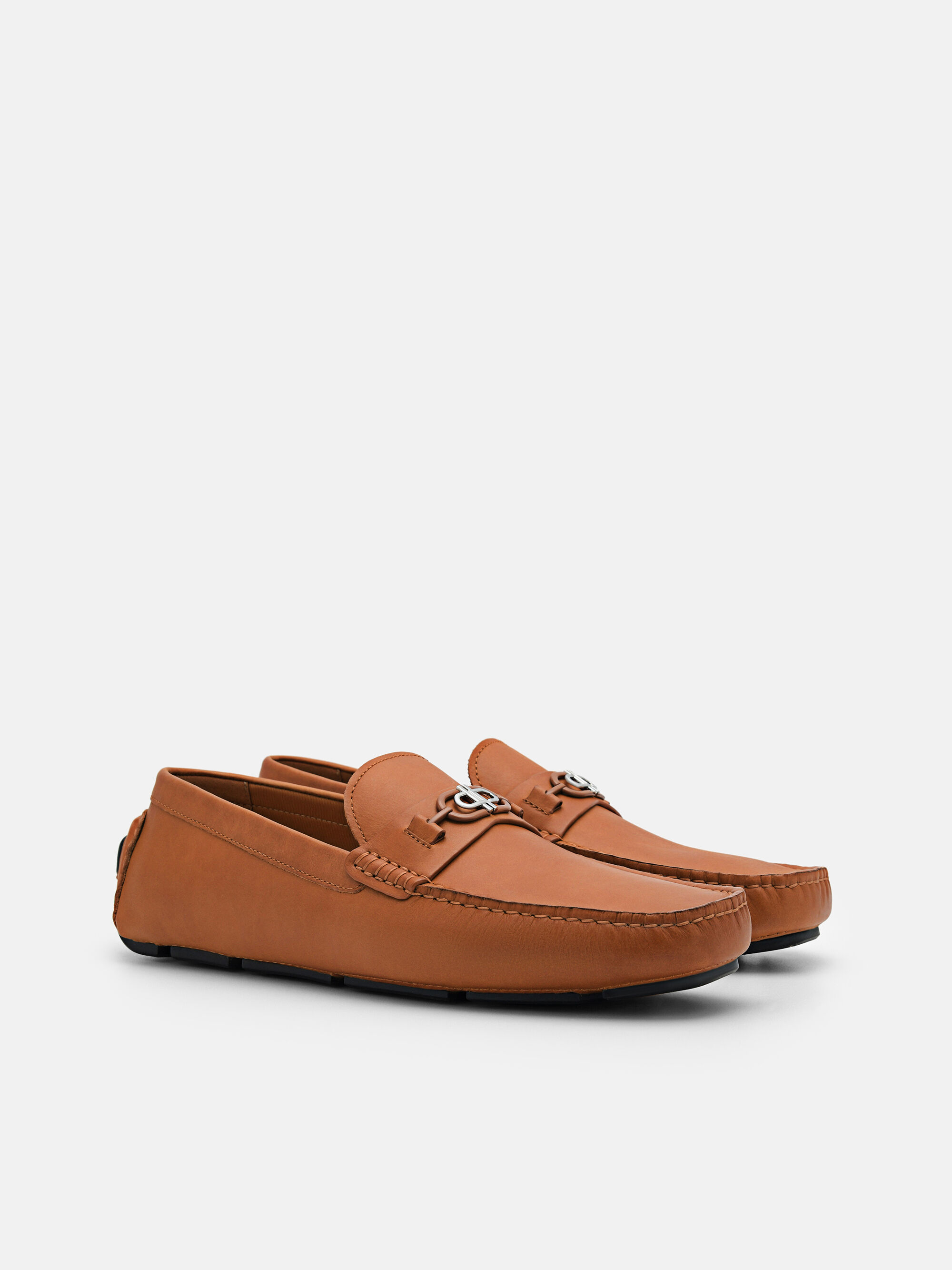 PEDRO Icon Leather Driving Shoes, Camel