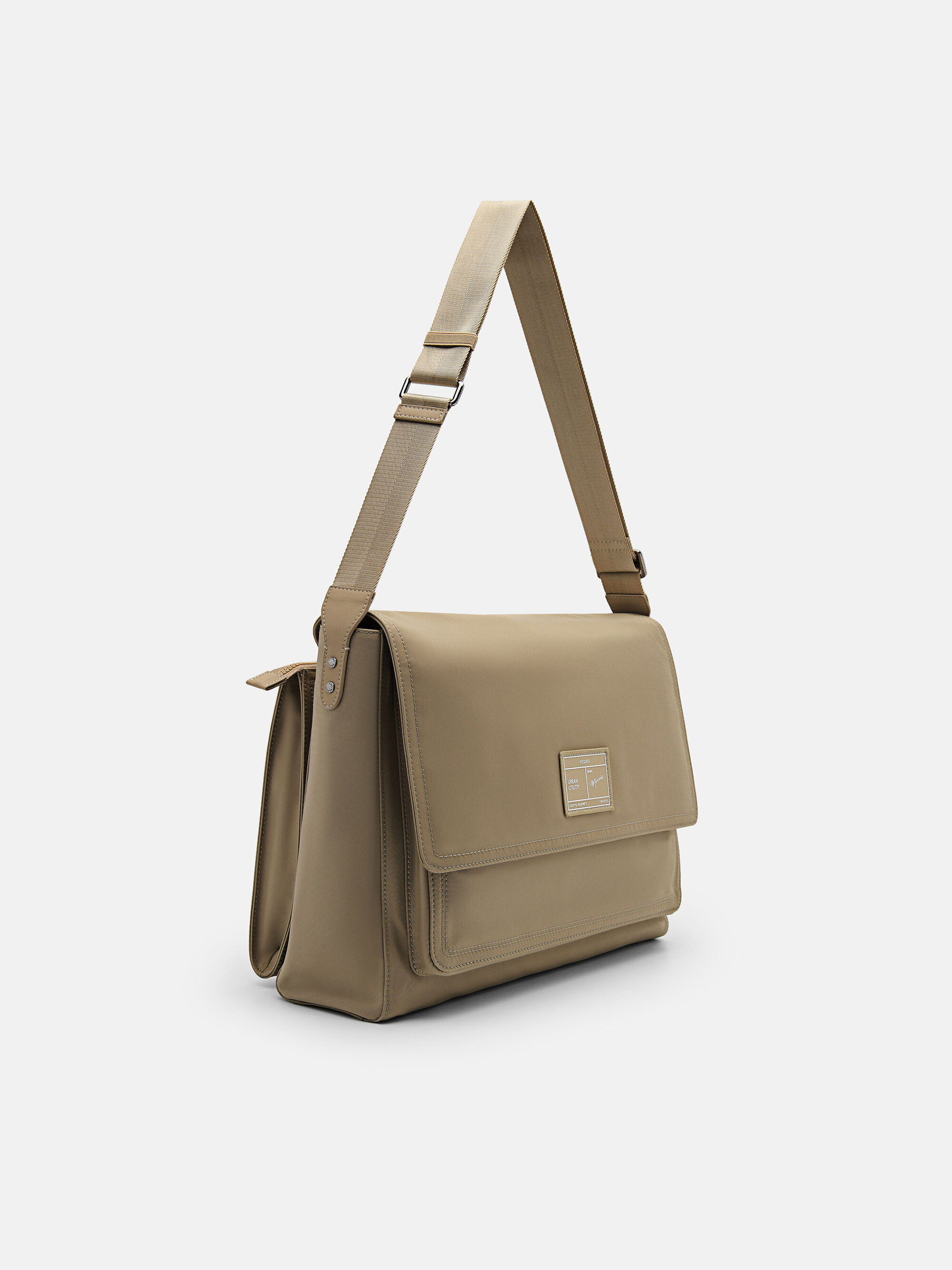 Morris Messenger Bag, Taupe