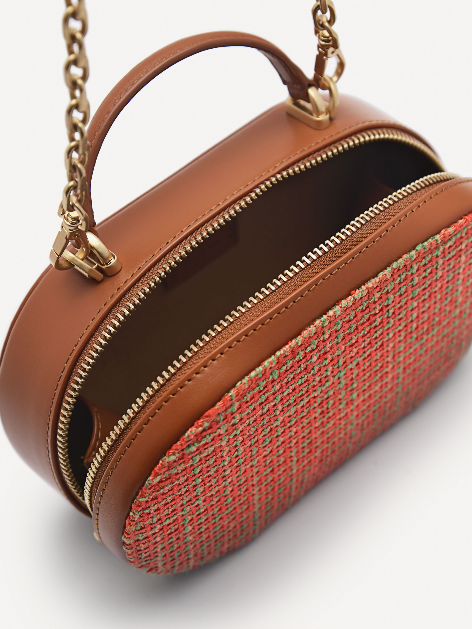 PEDRO Studio Cara Leather & Fabric Mini Shoulder Bag, Multi