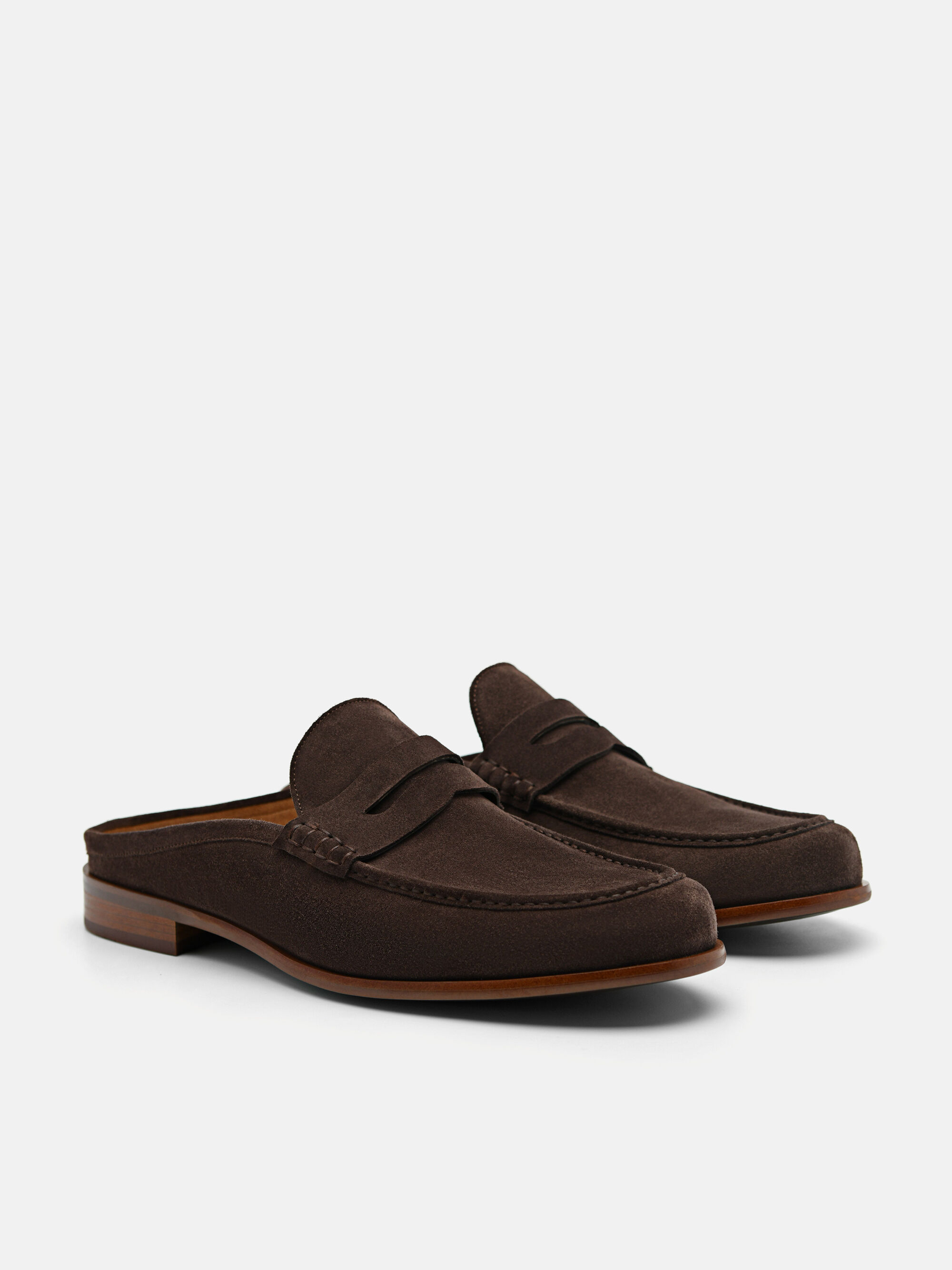 Blake Leather Slip-On Loafers, Dark Brown