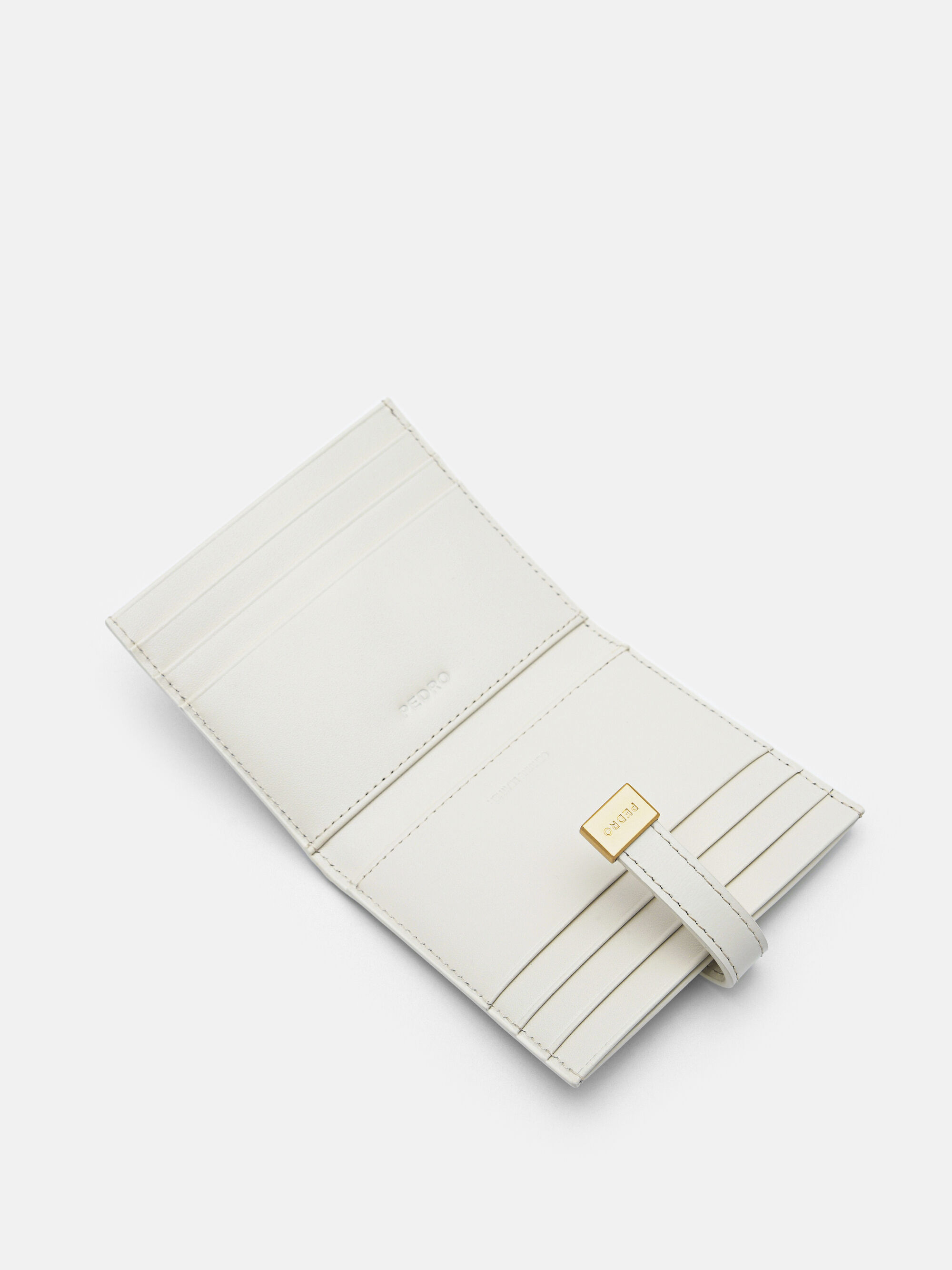 Chalk PEDRO Studio Leather Bi-Fold Card Holder - PEDRO MY