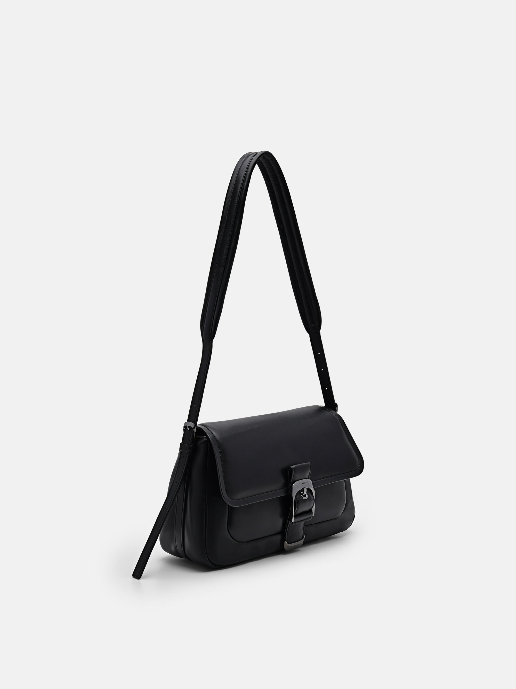 Helix Shoulder Bag, Black