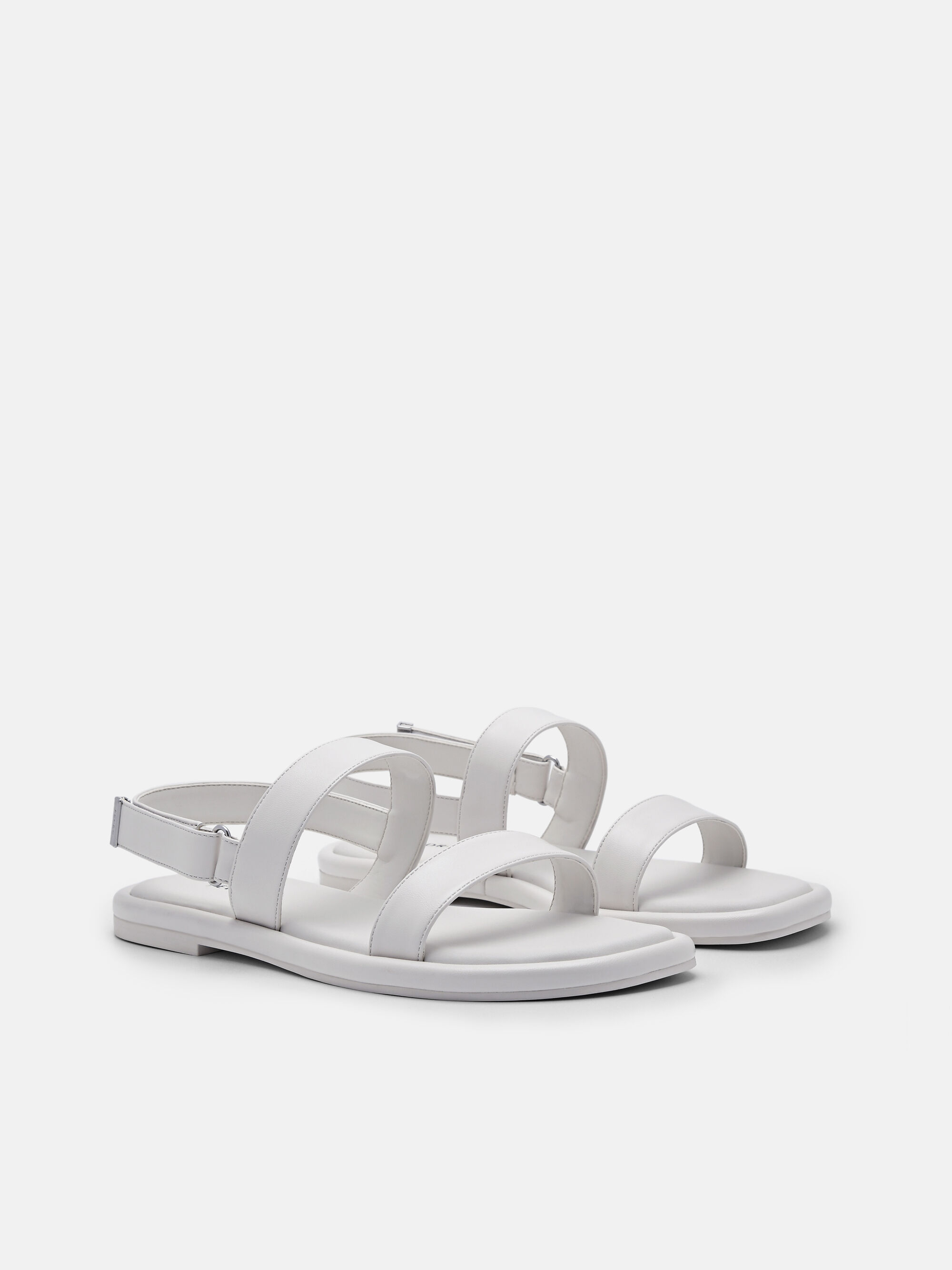 Rhessi Slingback Sandals, Chalk