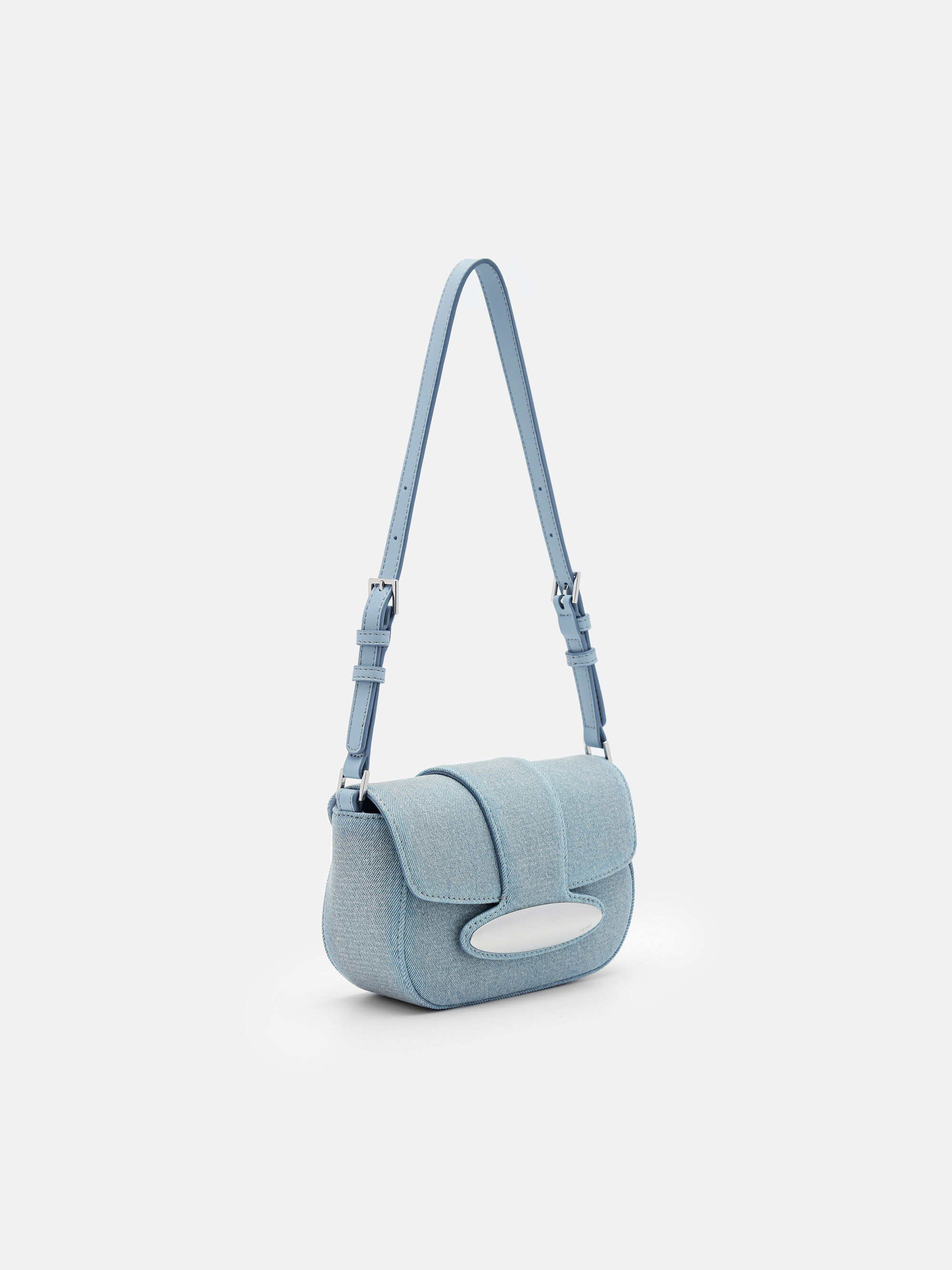 Dione Mini Shoulder Bag, Slate Blue