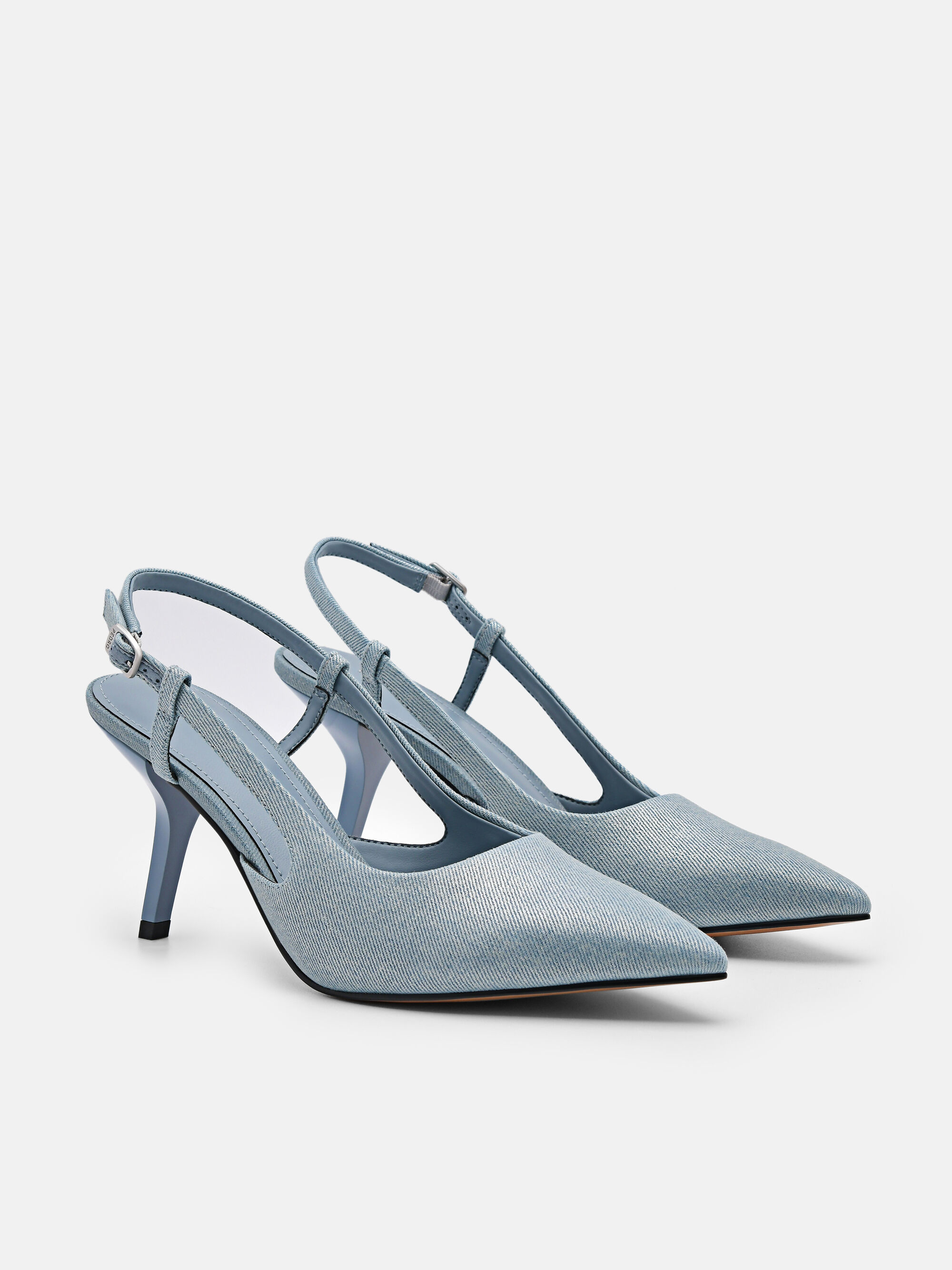 Morraine Slingback Pumps, Slate Blue