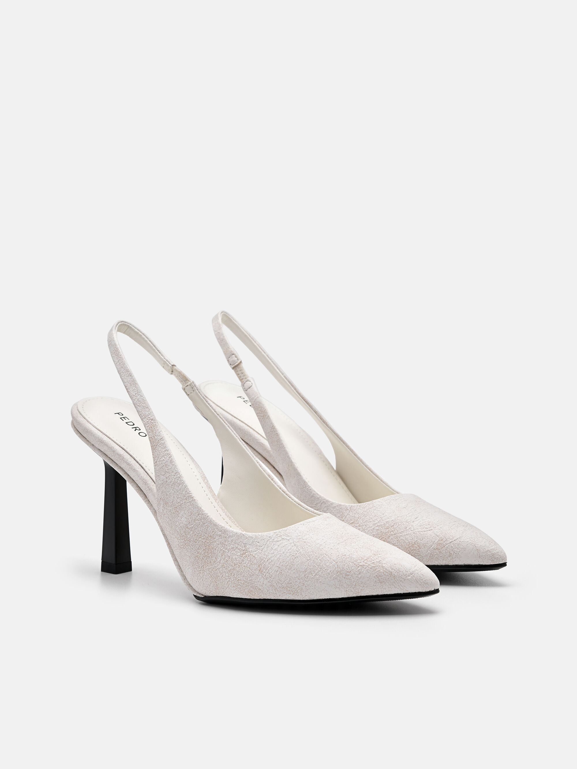 PEDRO Studio Liza Slingback Pumps, Chalk