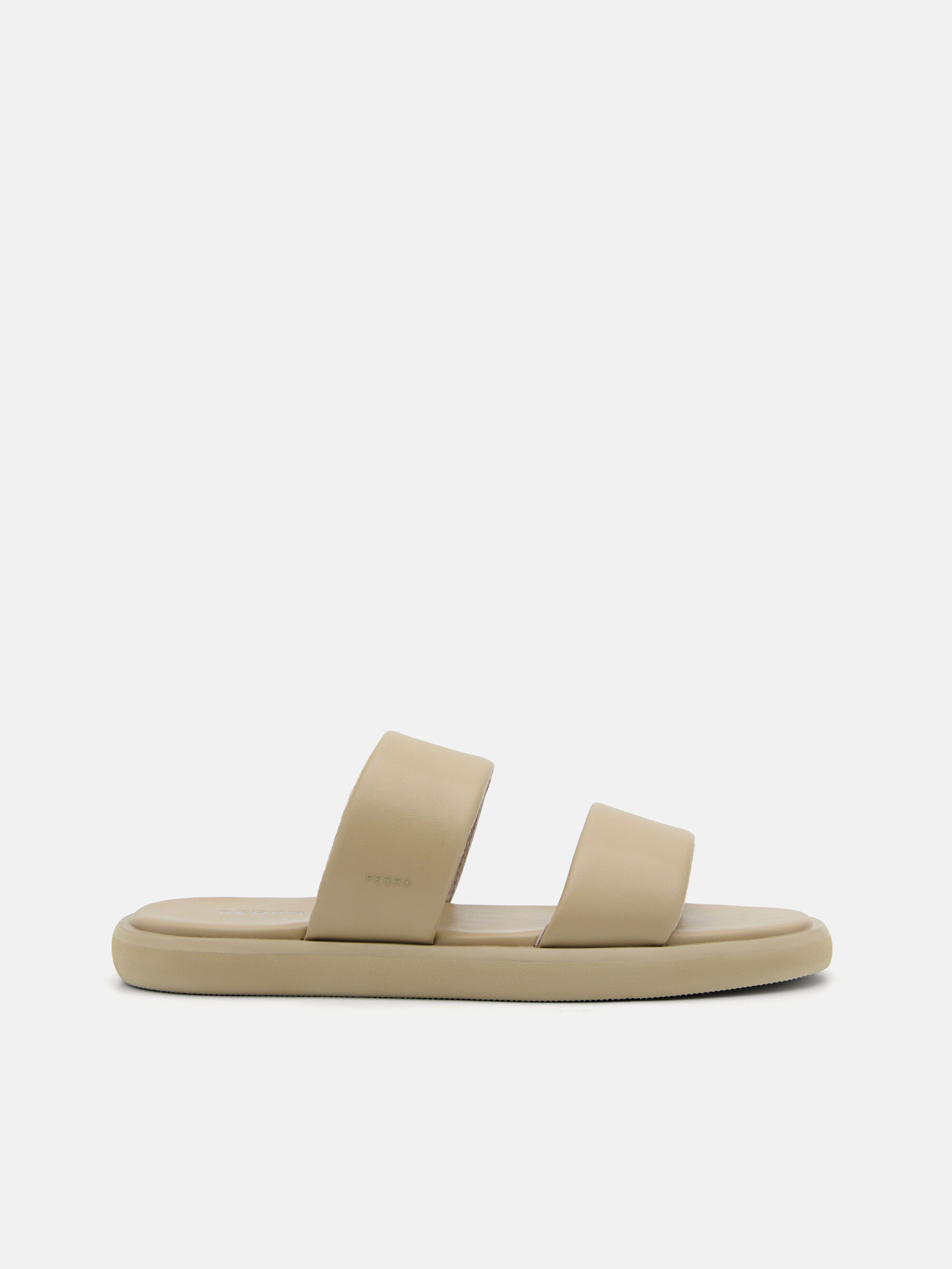 Slide Sandals, Taupe