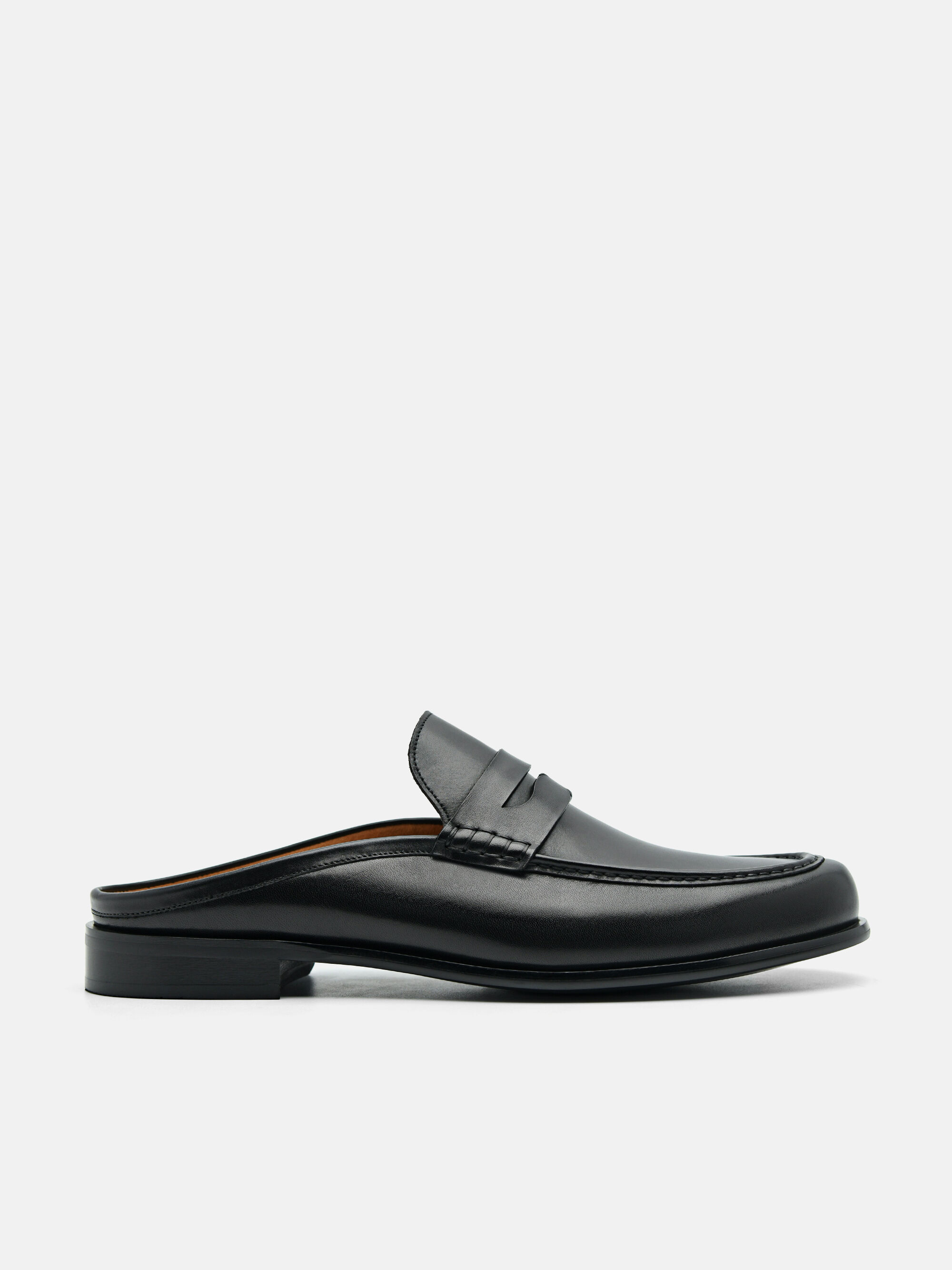 Blake Leather Slip-On Loafers, Black