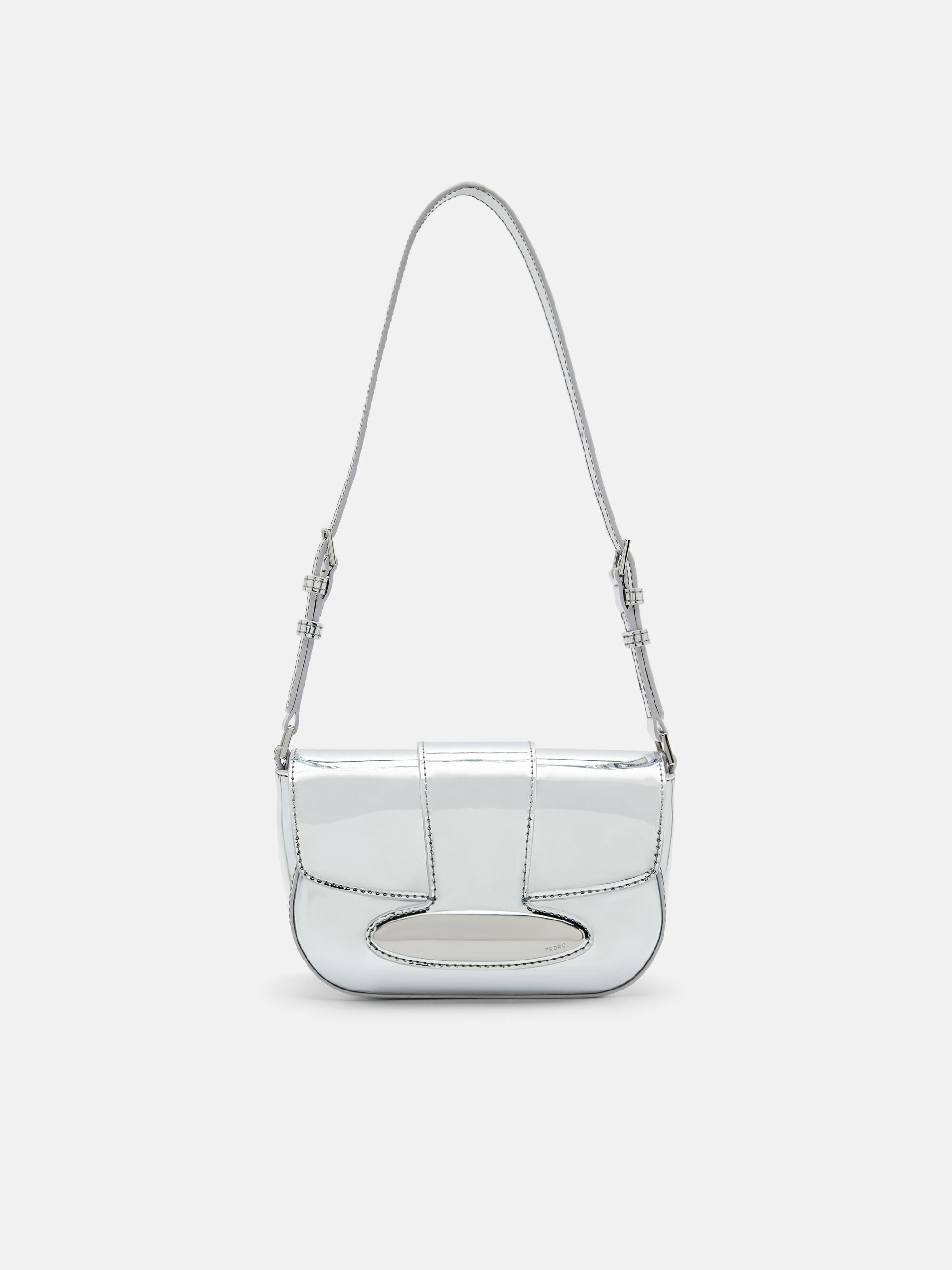 Dione Mini Shoulder Bag, Silver