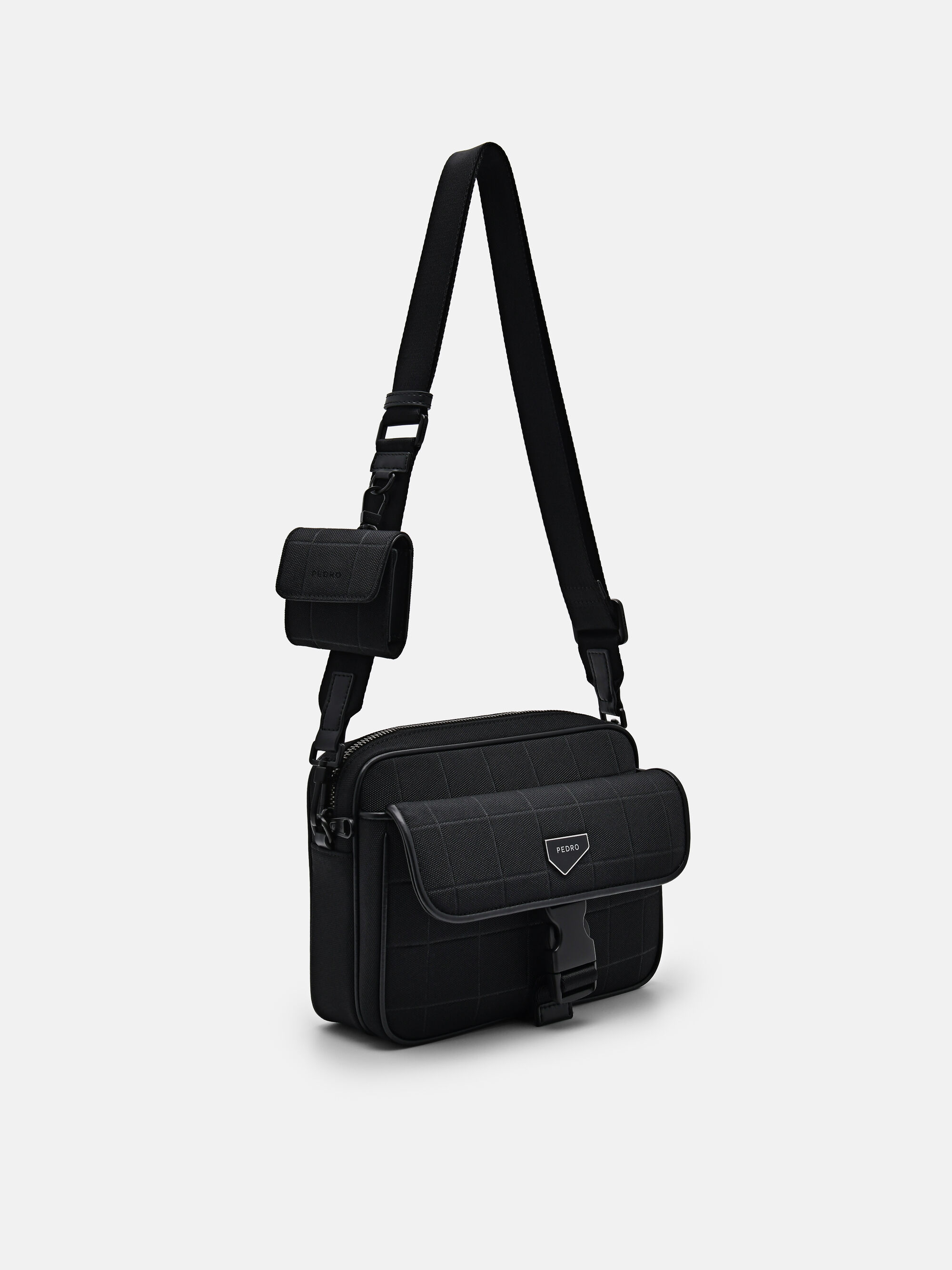 Taper Compact Sling Bag, Black