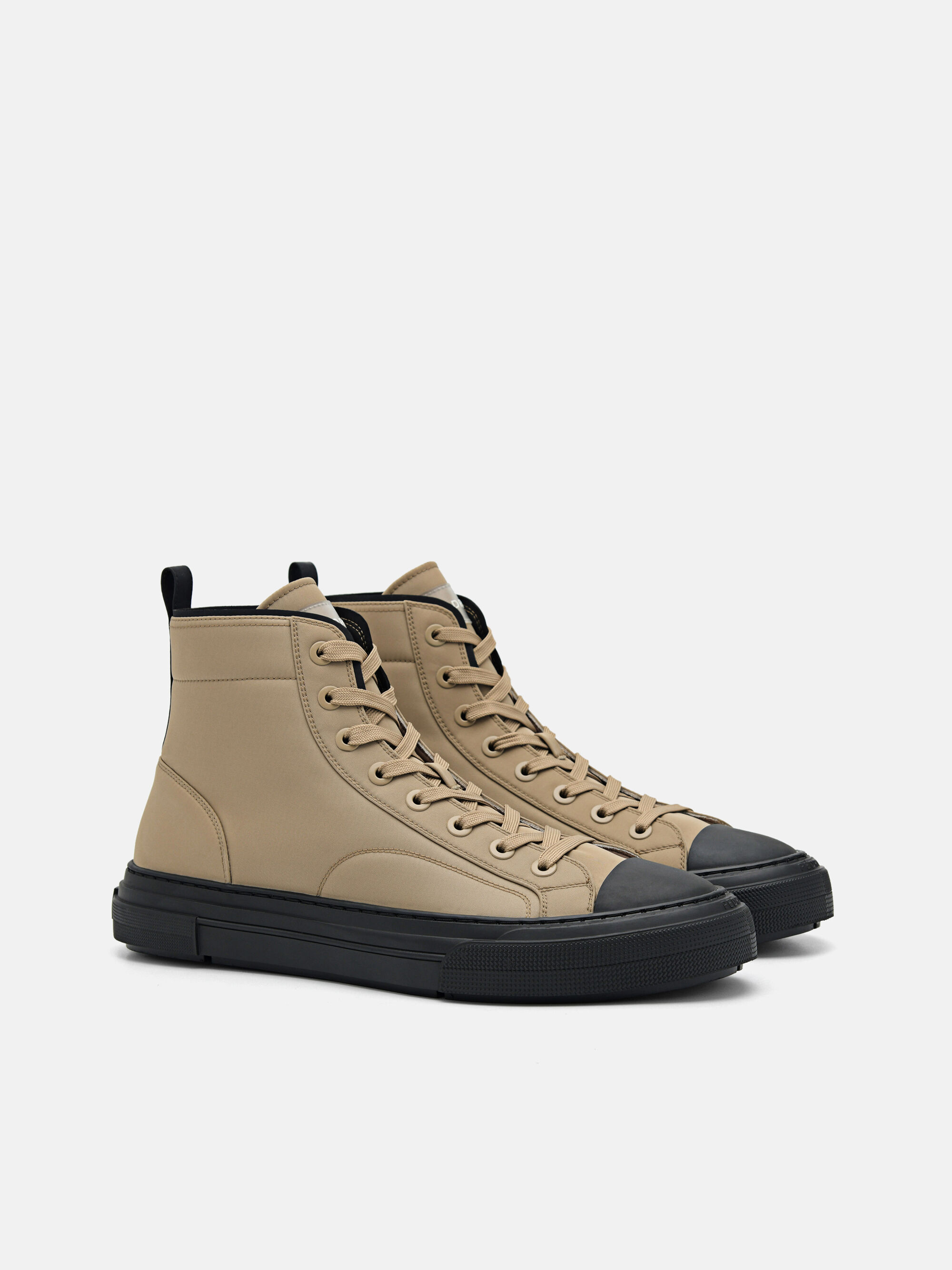 Strata High Top Sneakers, Taupe