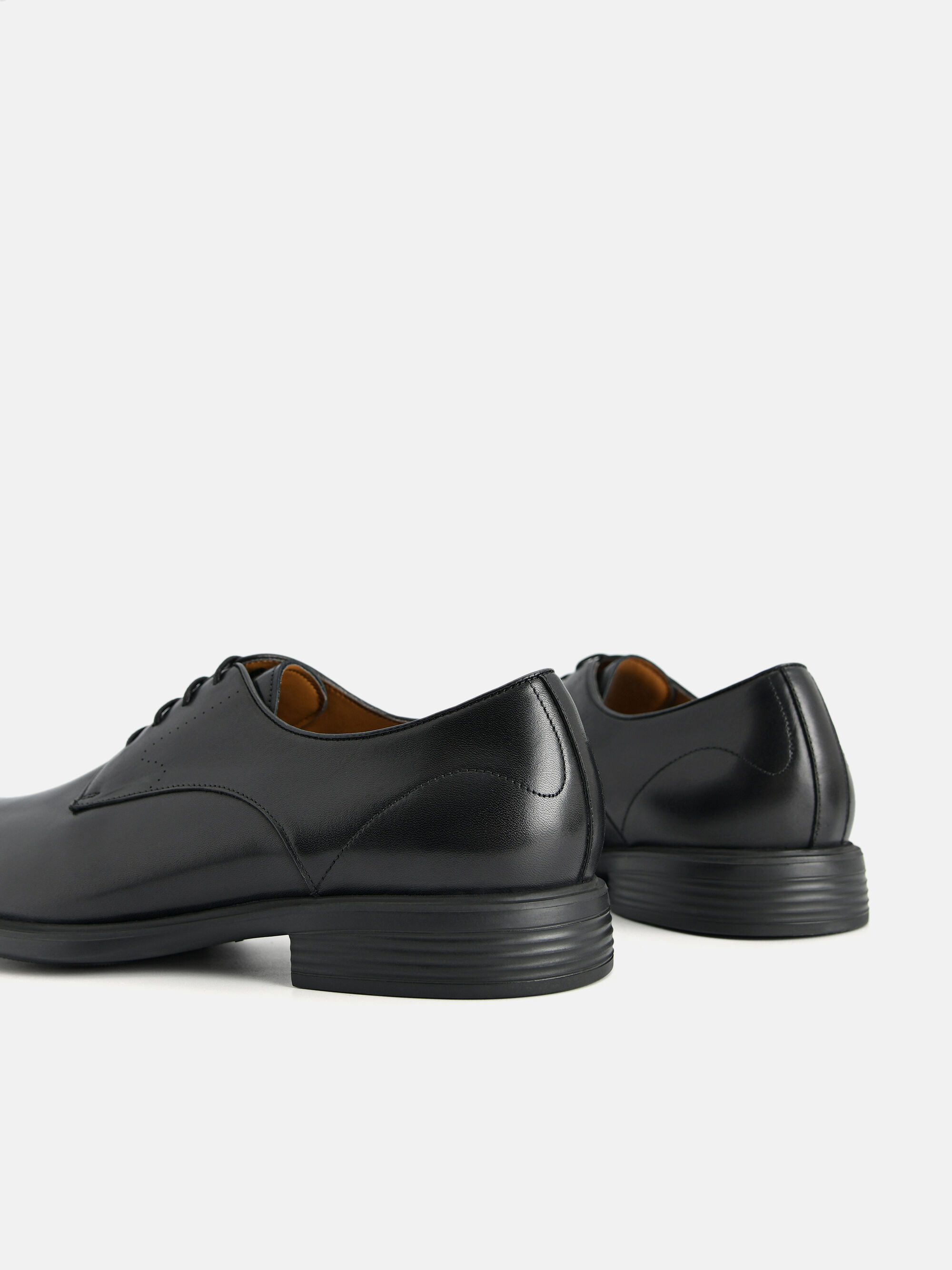 Altitude Leather Derby Shoes, Black