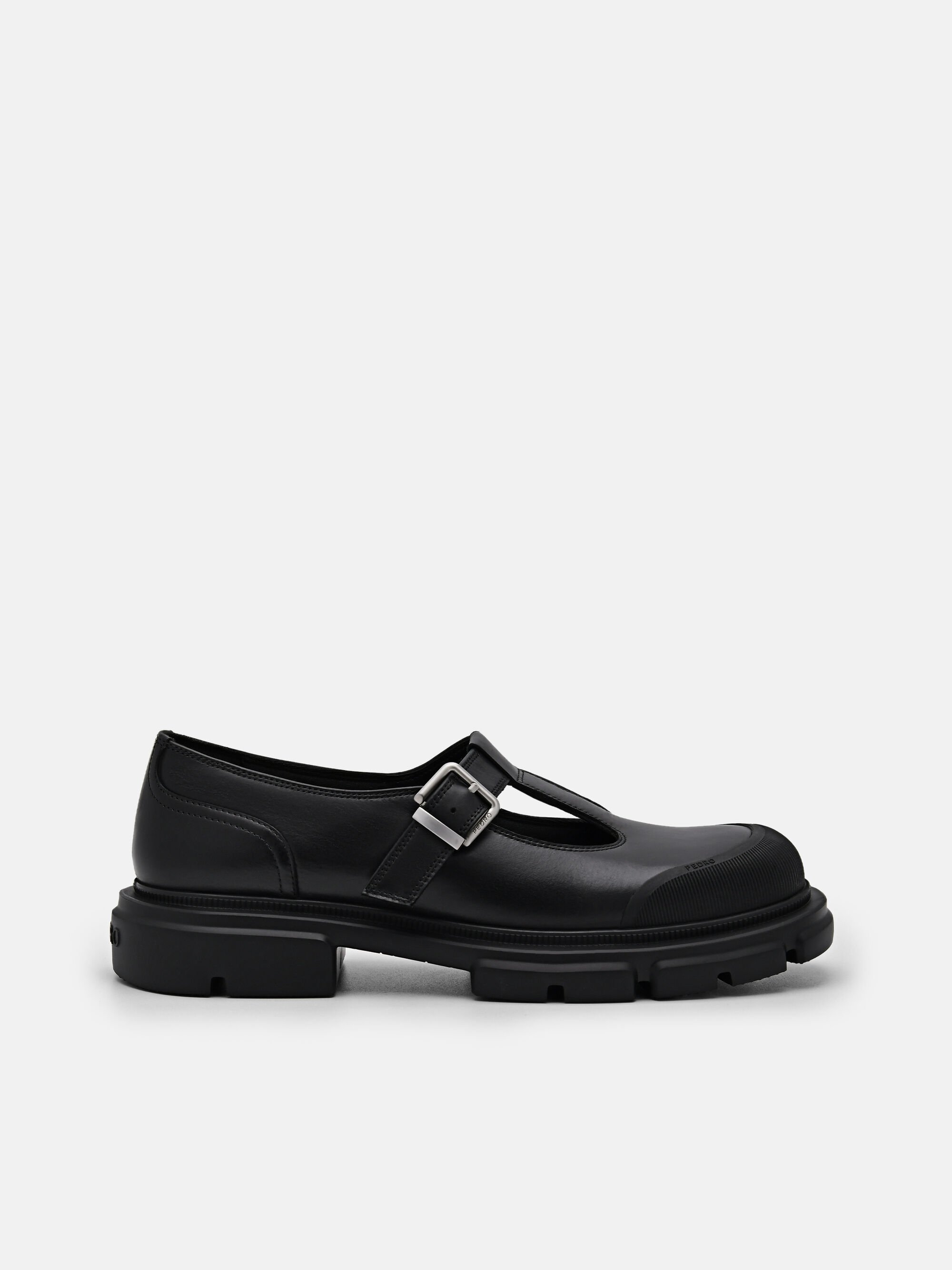 Ellis Leather Loafers, Black