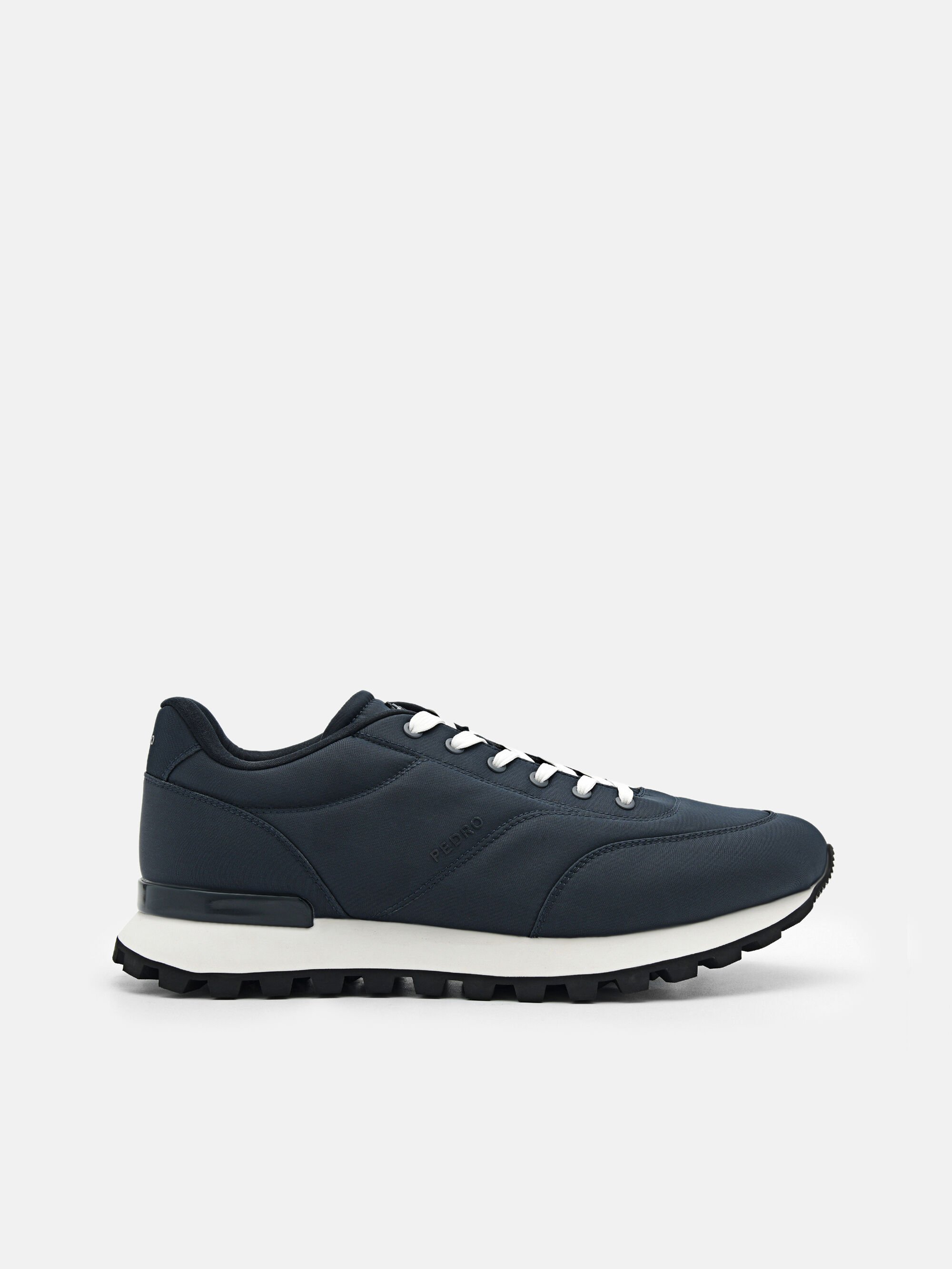 Track Nylon Sneakers, Navy