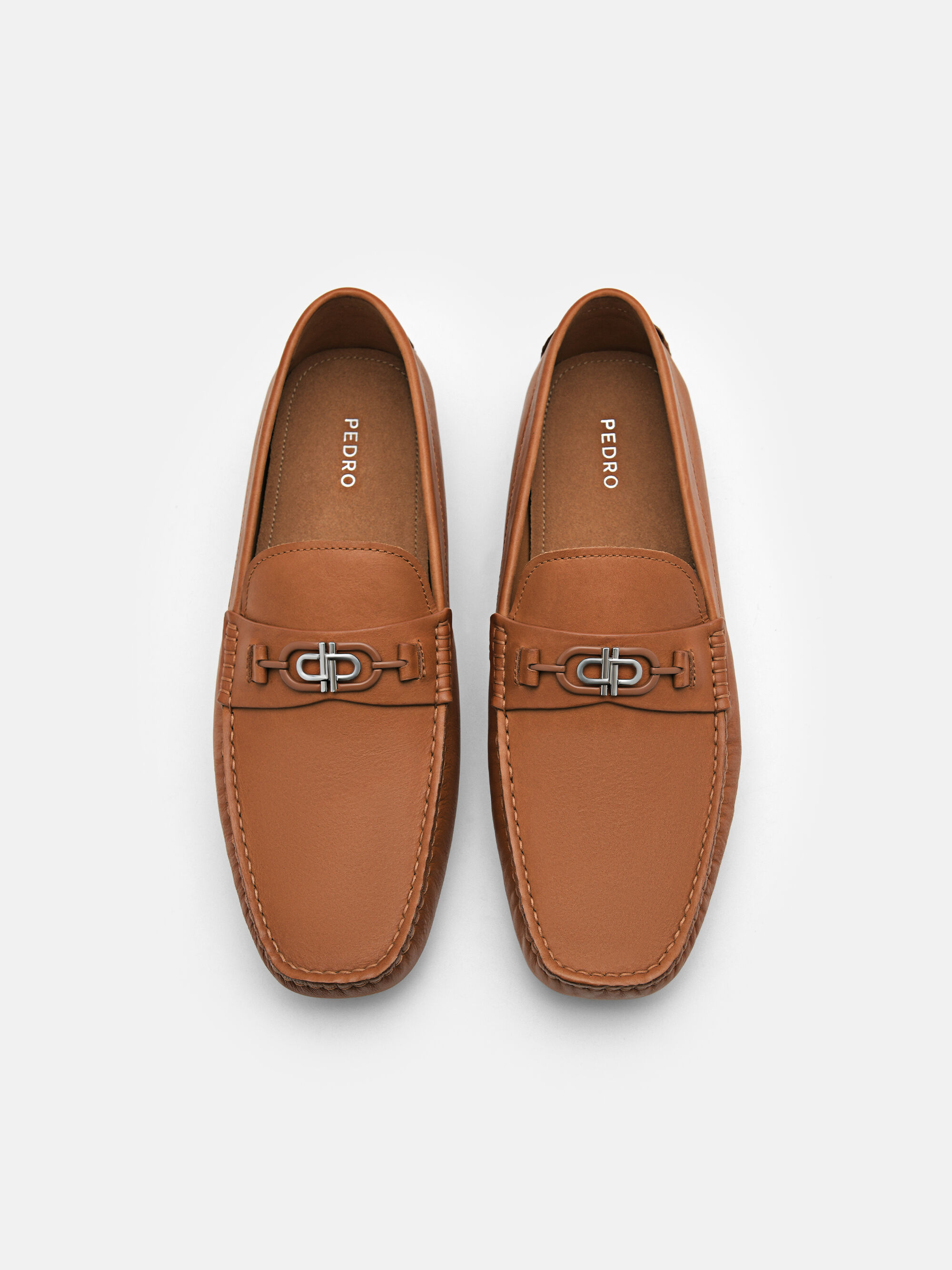 PEDRO Icon Leather Driving Shoes, Camel