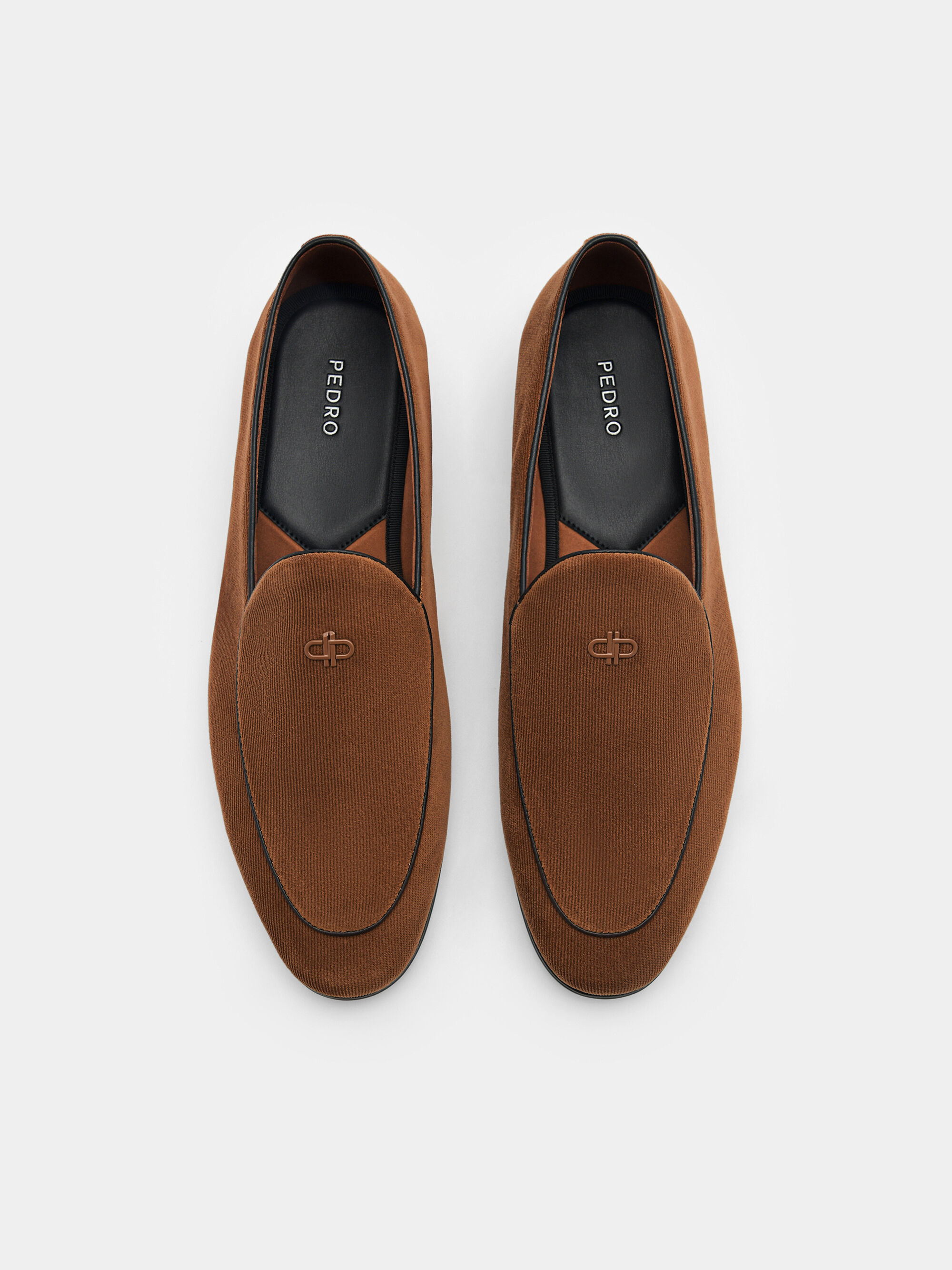 PEDRO Icon Corduroy Loafers, Camel