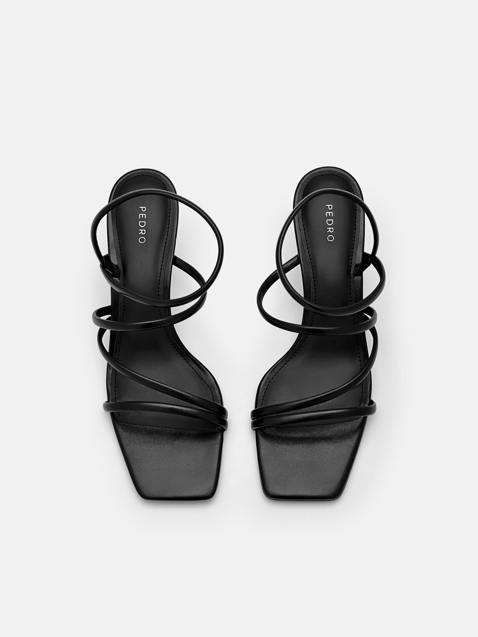 Pallas Heel Sandals, Black