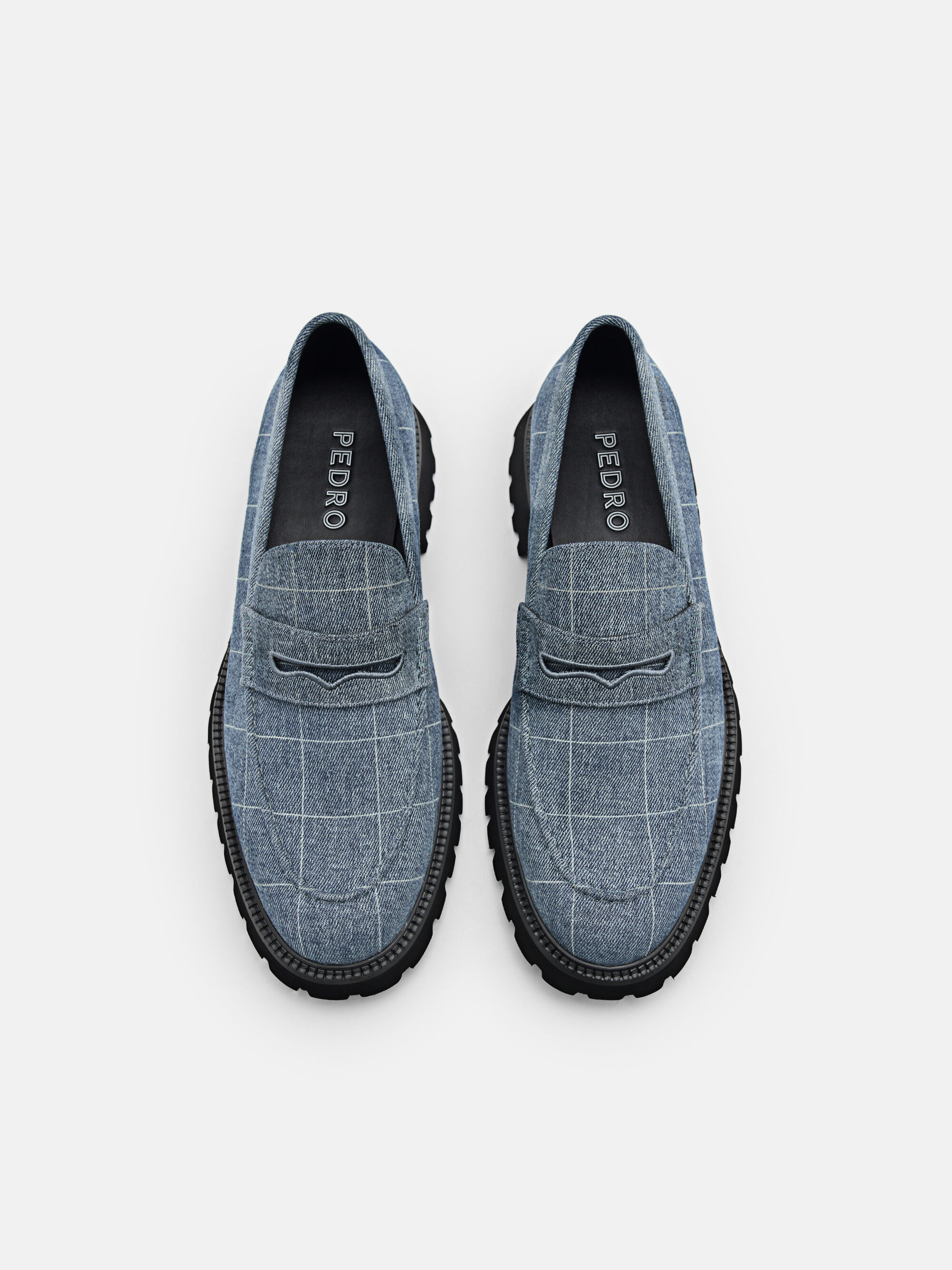 Hudson Penny Loafers, Blue