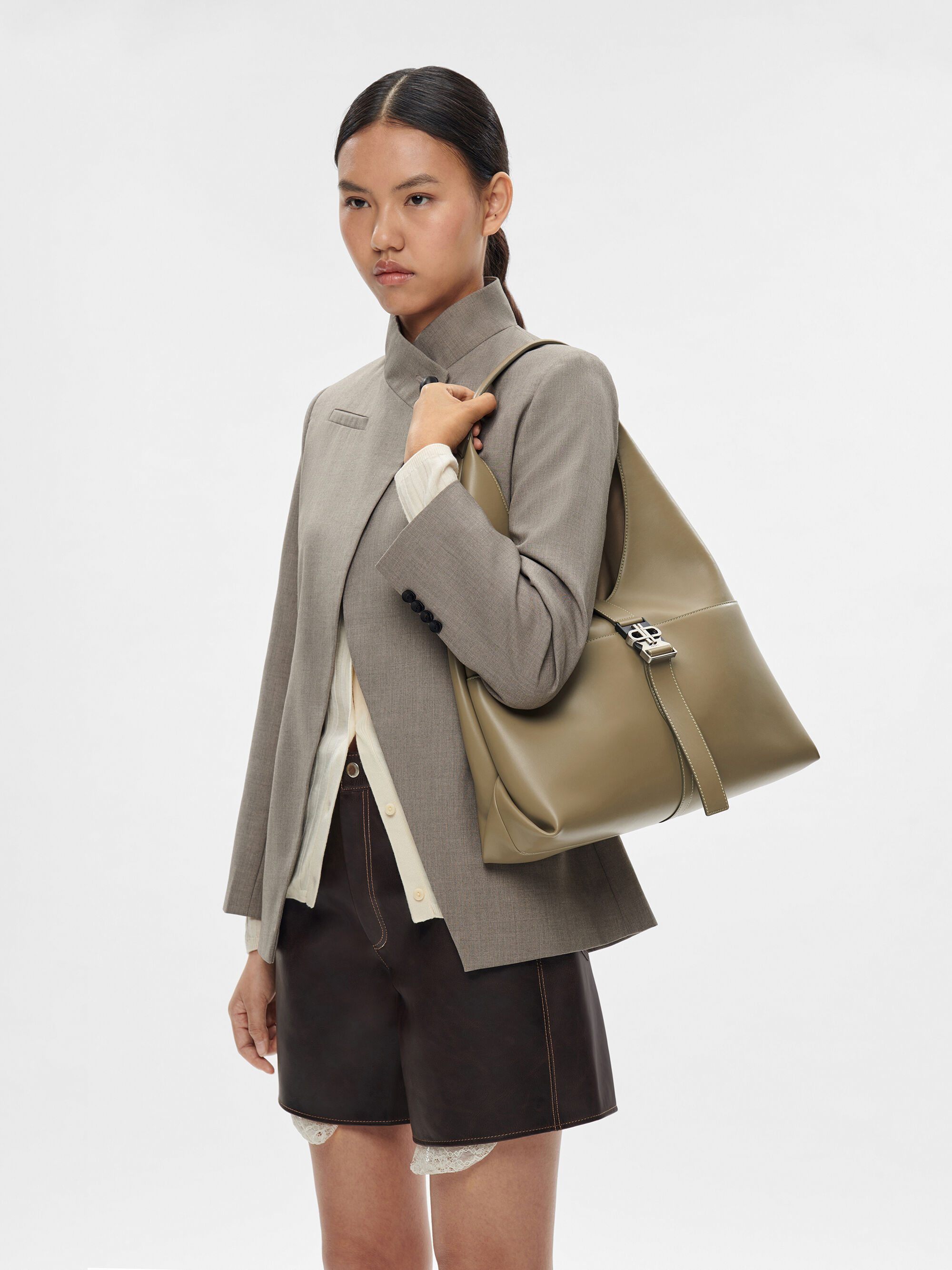 PEDRO Icon Hobo Bag, Olive