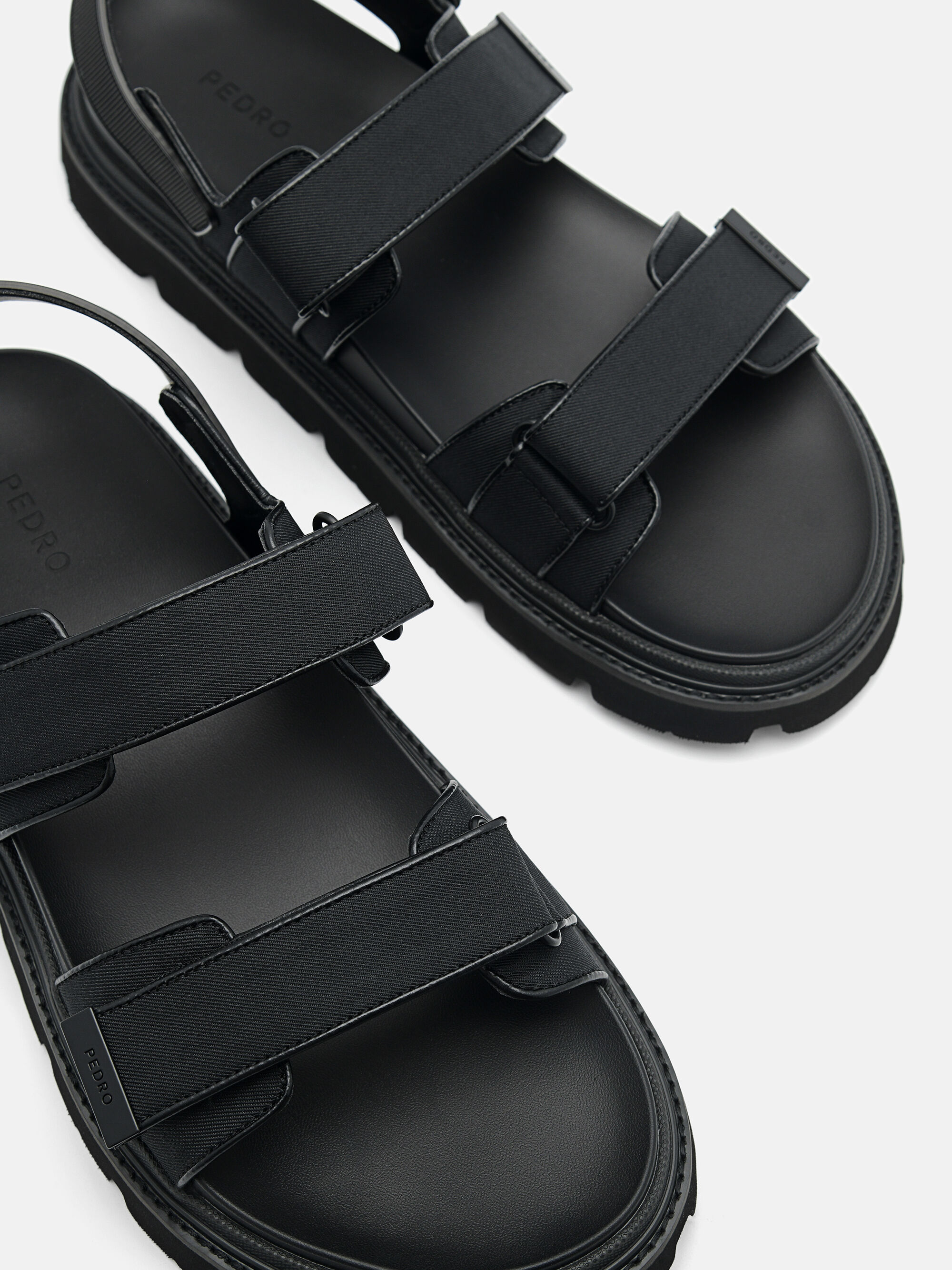 Bryson Backstrap Sandals, Black