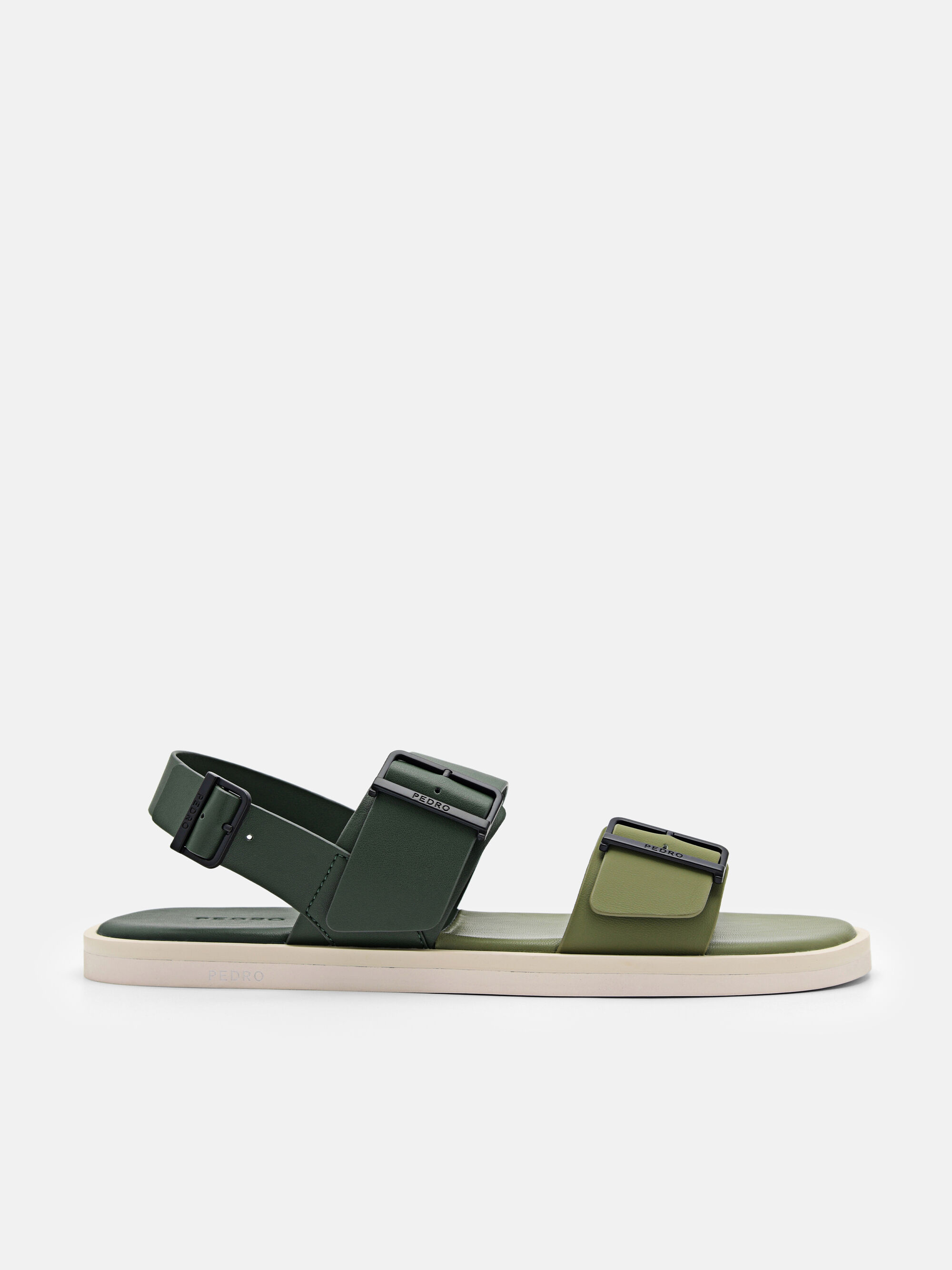 Marea Crossover Wave Sole Sandal in Green Dark Green – Cedar & Hyde  Mercantile